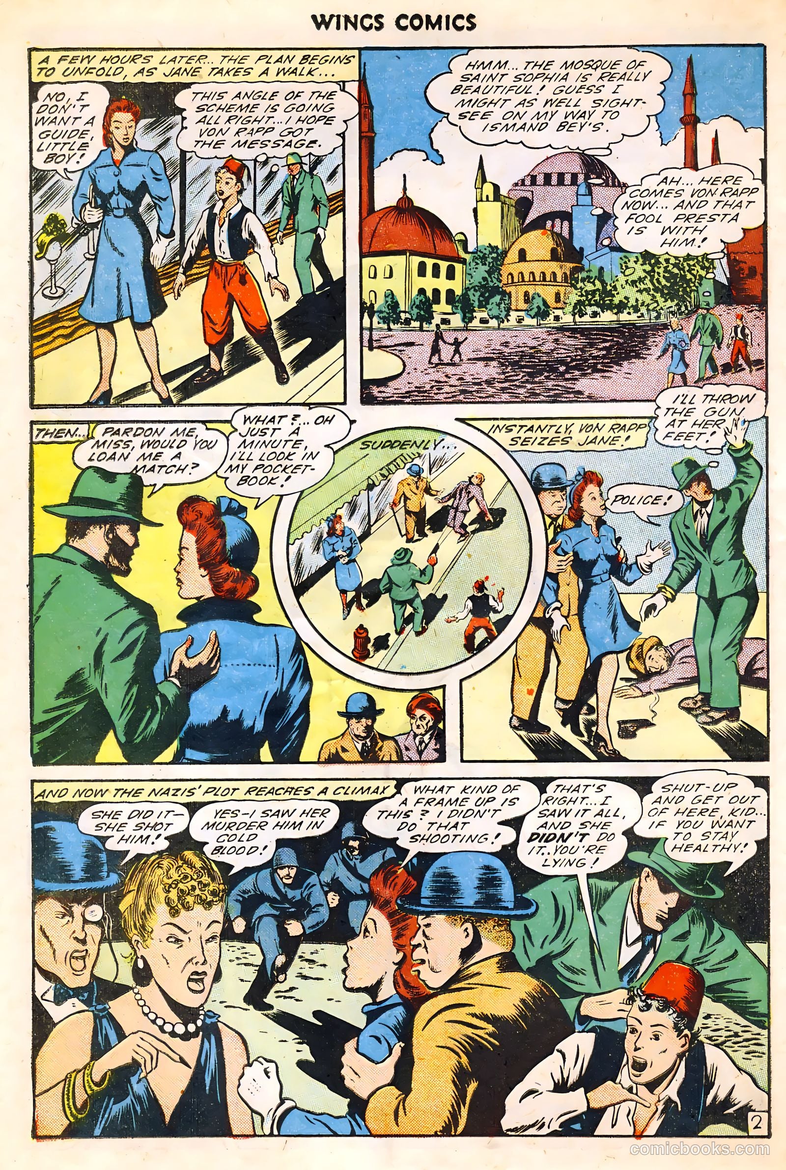 Wings Comics #54 (1945) — page 38 of 52