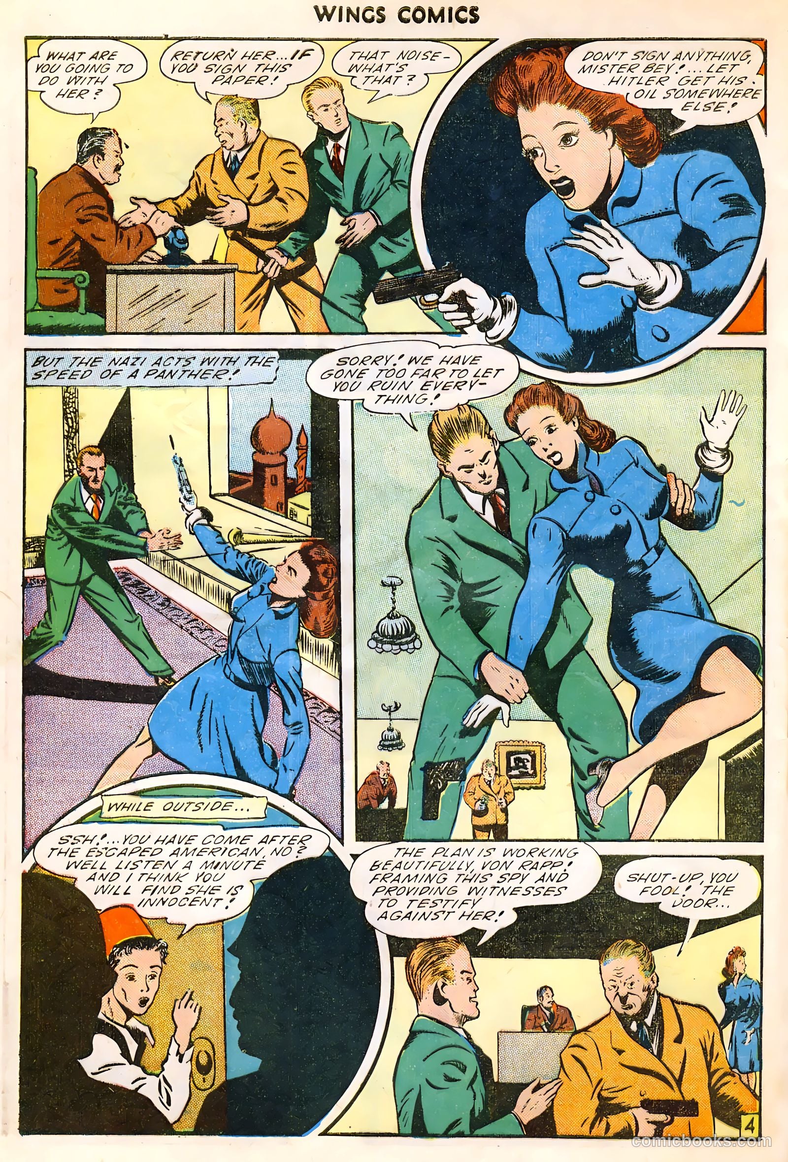 Wings Comics #54 (1945) — page 40 of 52