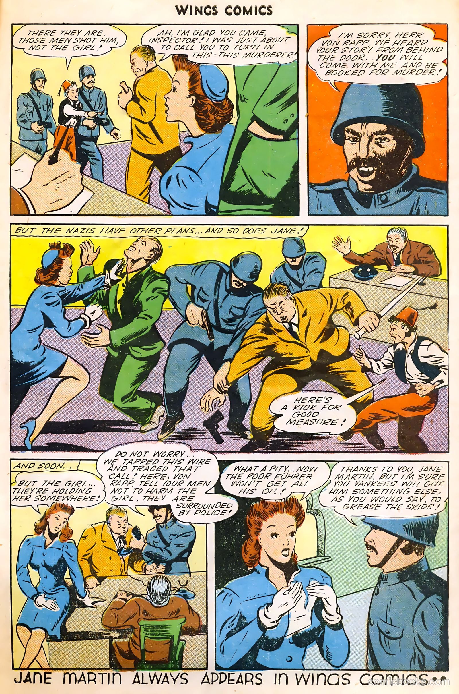 Wings Comics #54 (1945) — page 41 of 52