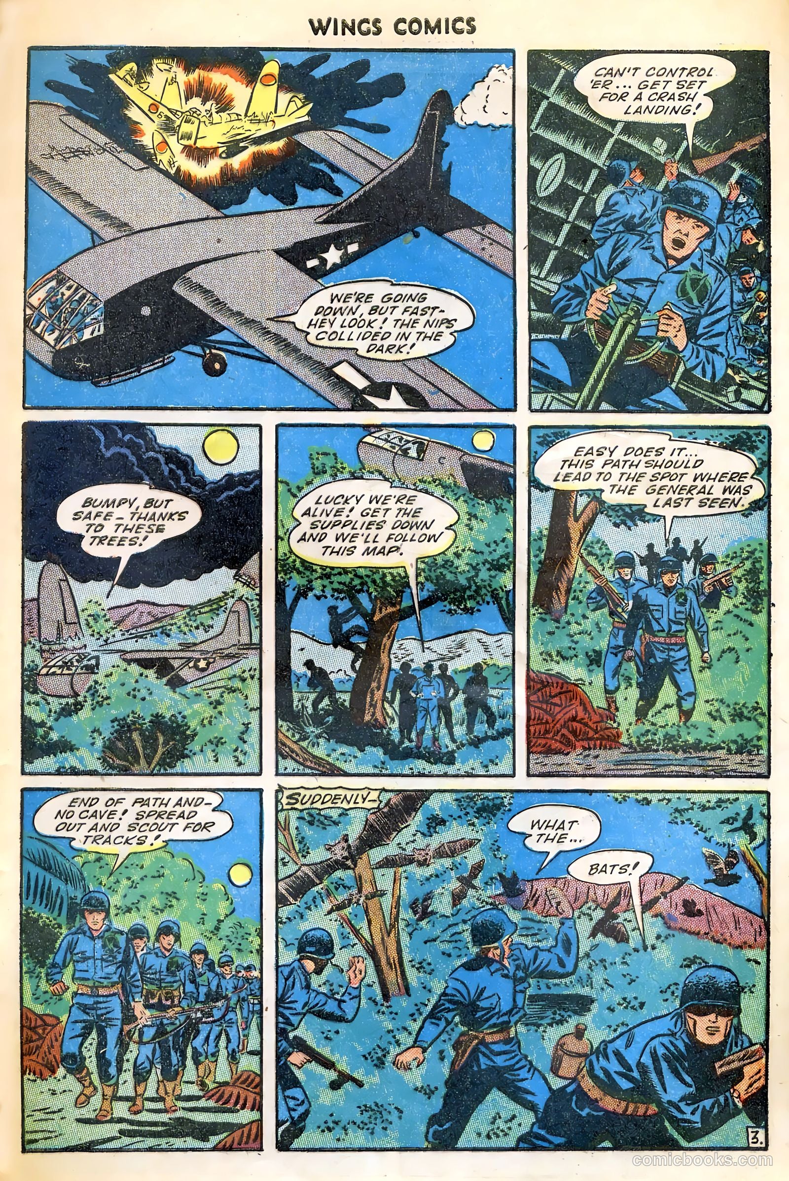 Wings Comics #54 (1945) — page 45 of 52