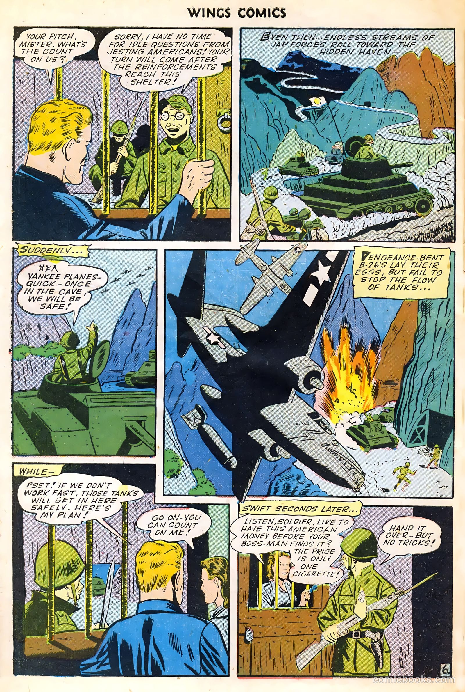 Wings Comics #54 (1945) — page 48 of 52