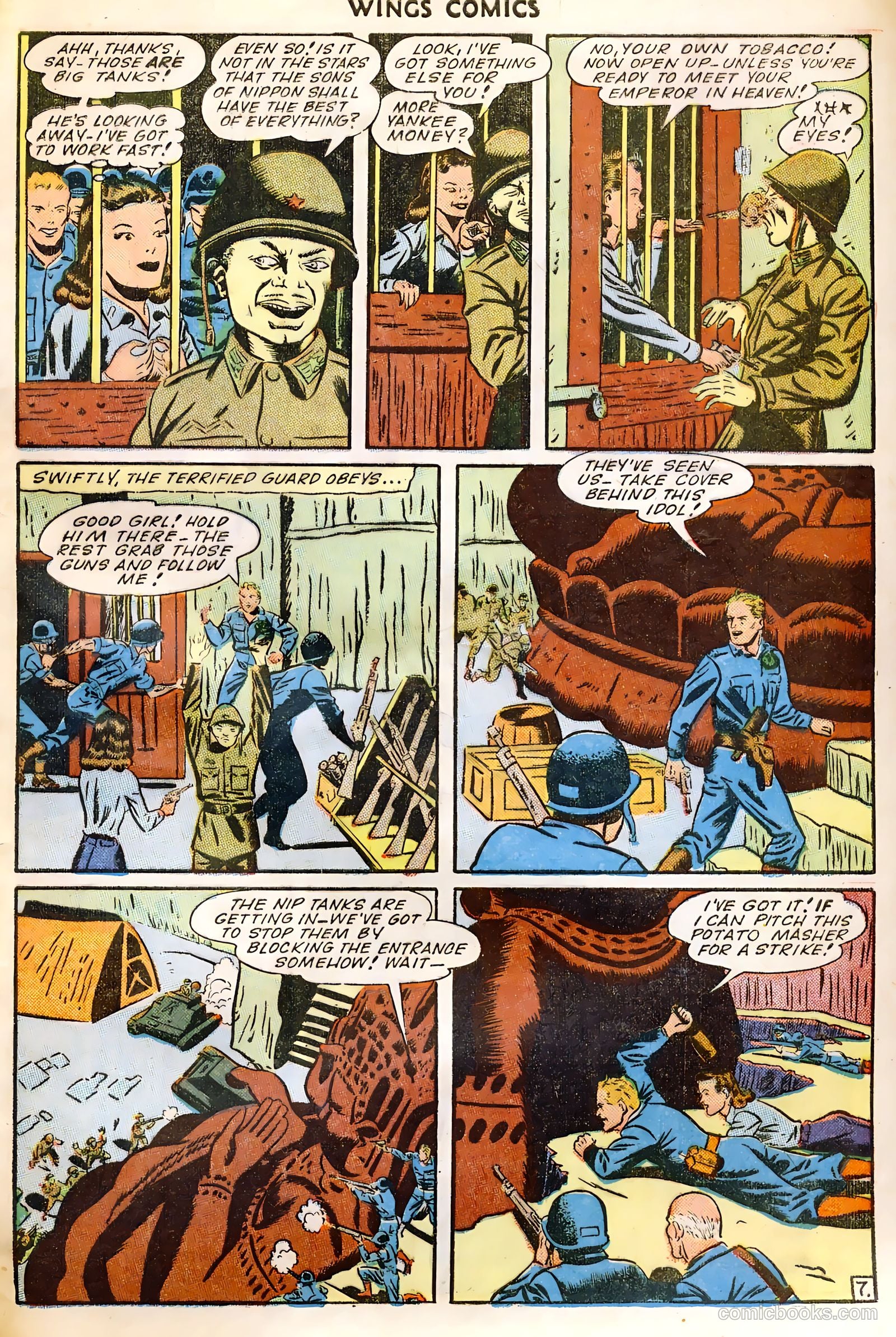 Wings Comics #54 (1945) — page 49 of 52