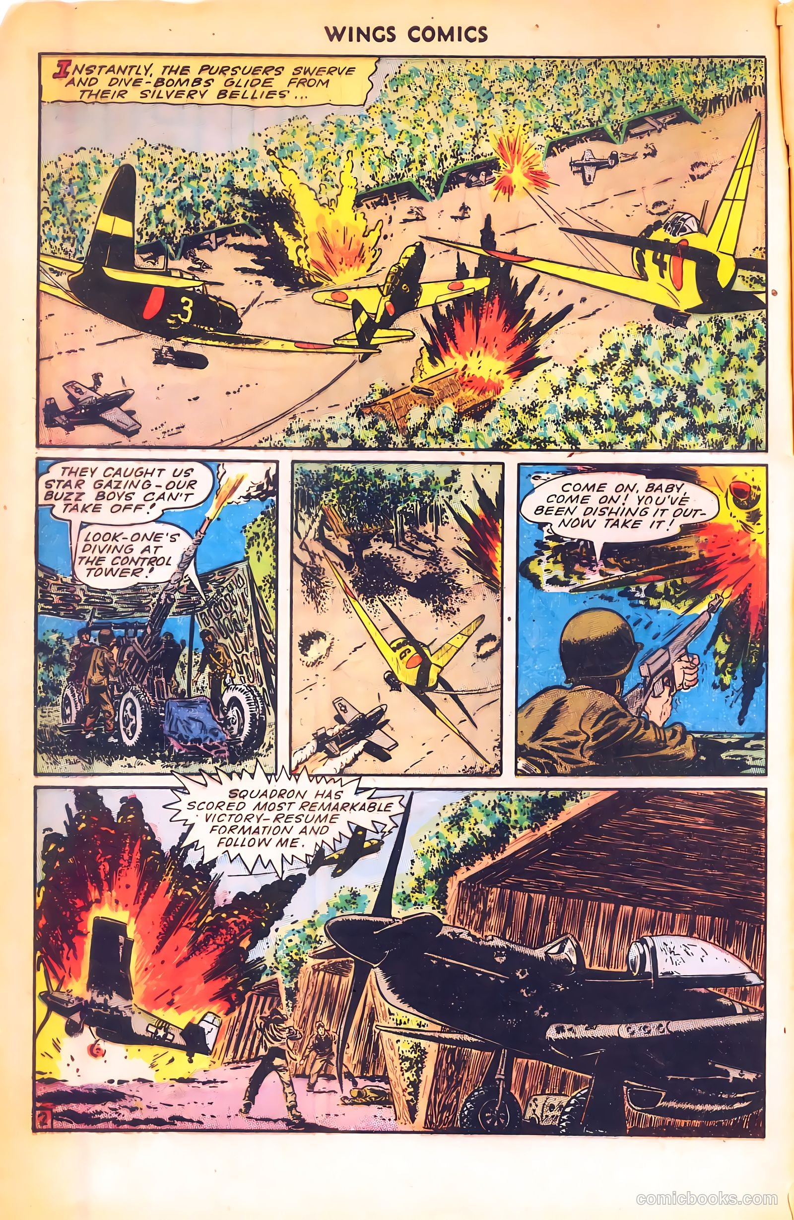Wings Comics #55 (1945) — page 4 of 52