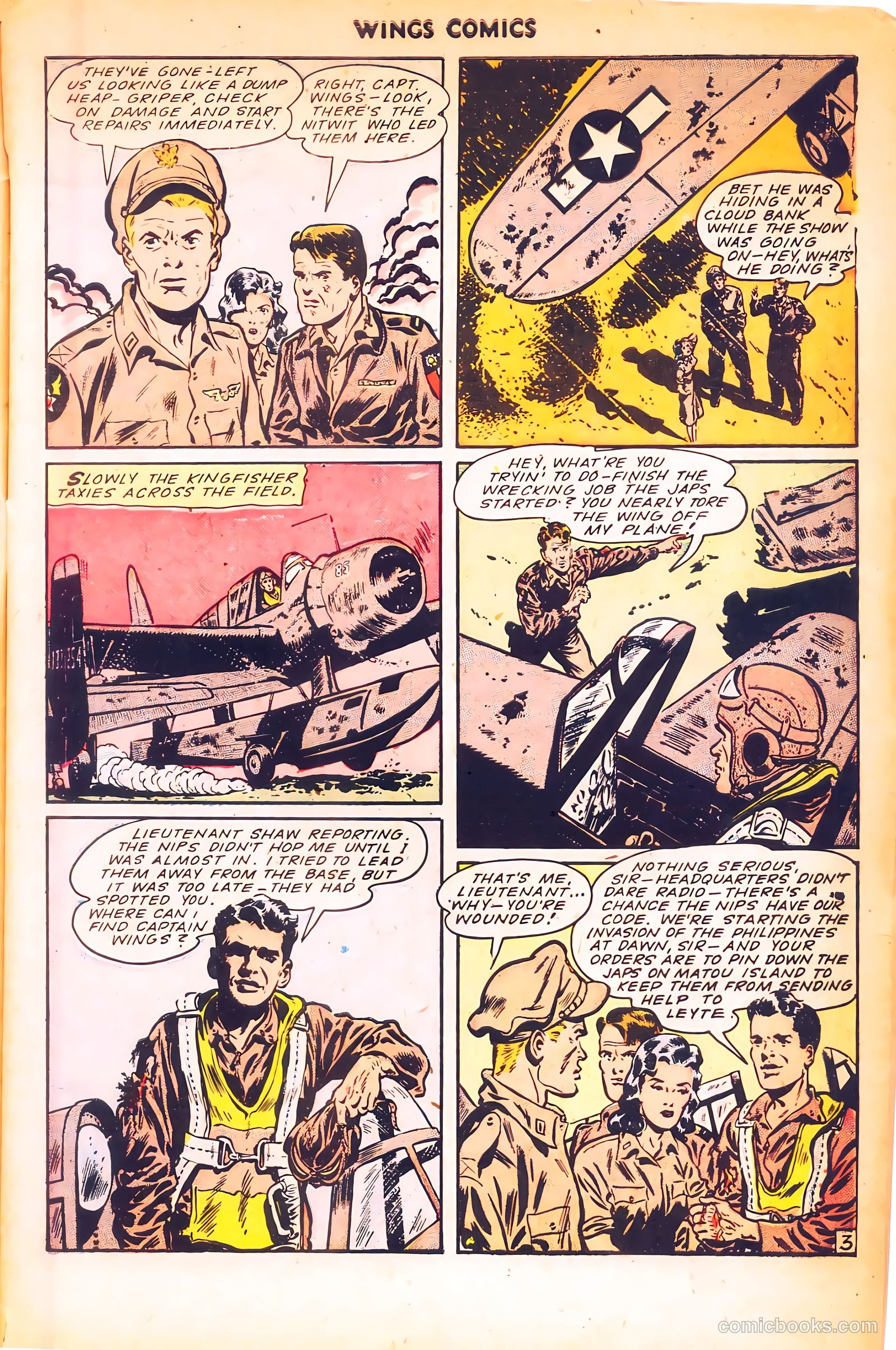 Wings Comics #55 (1945) — page 5 of 52