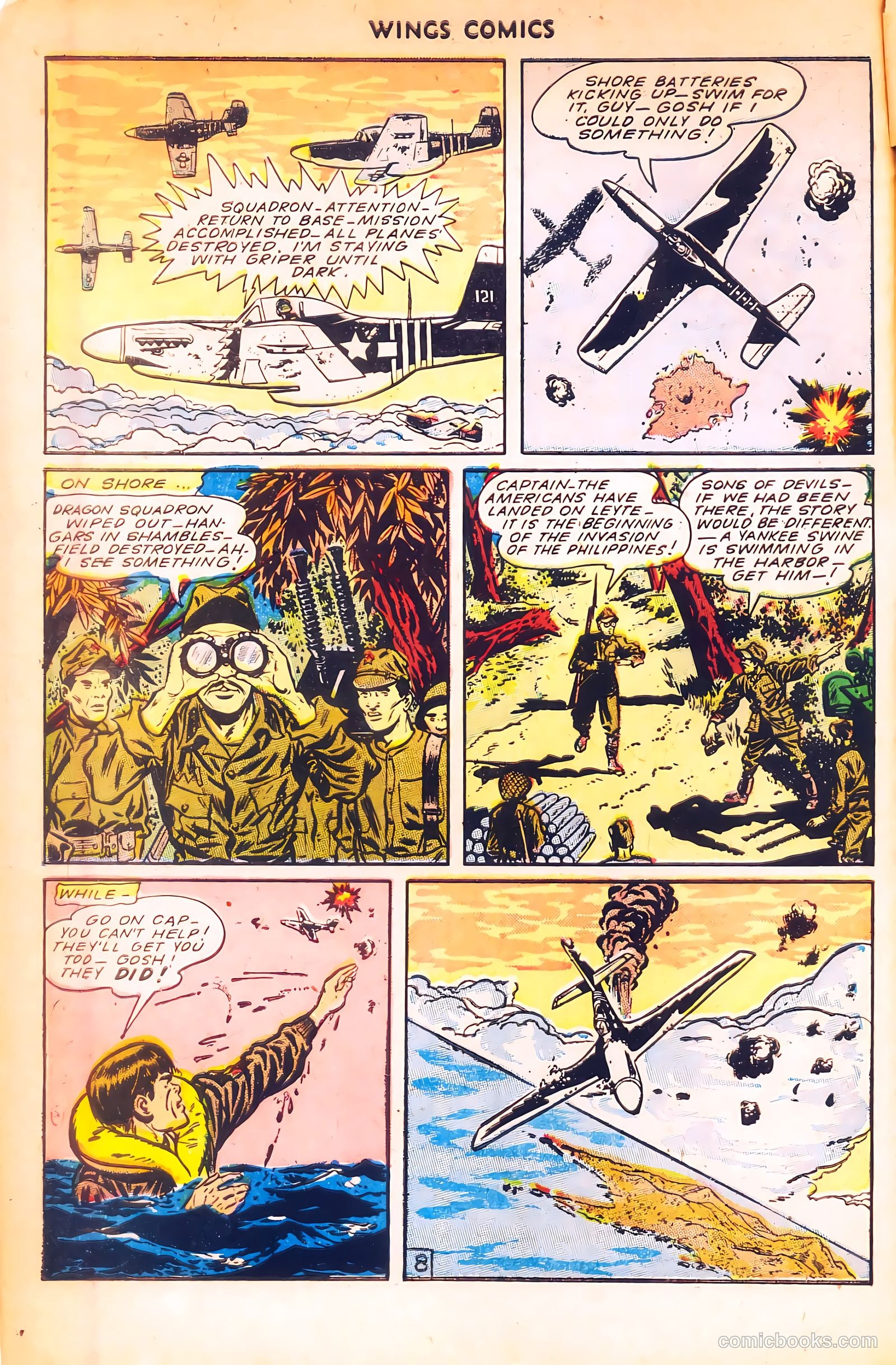 Wings Comics #55 (1945) — page 10 of 52