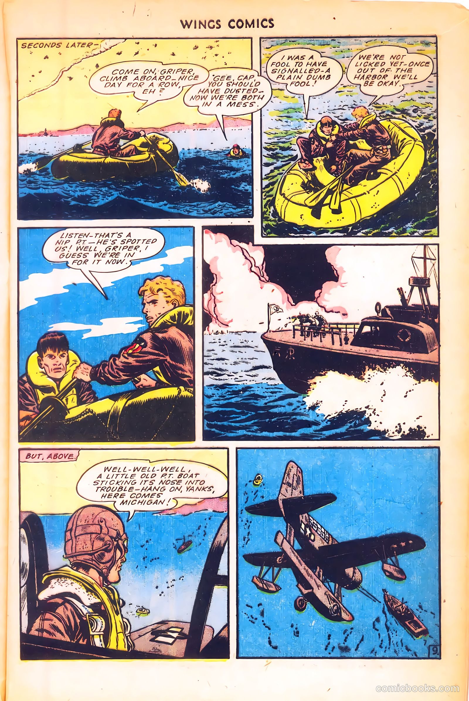 Wings Comics #55 (1945) — page 11 of 52