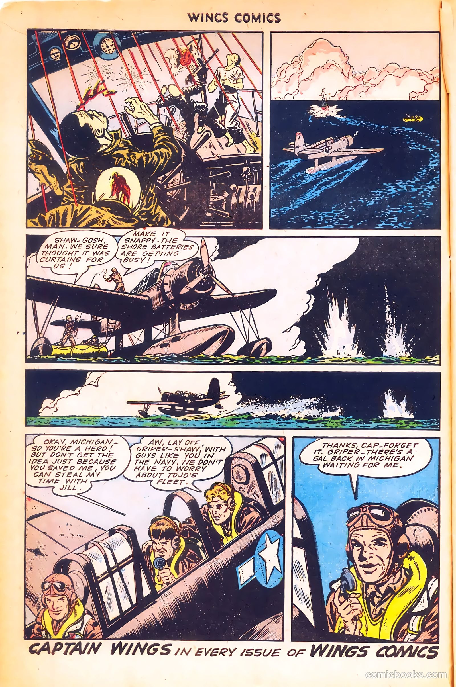 Wings Comics #55 (1945) — page 12 of 52