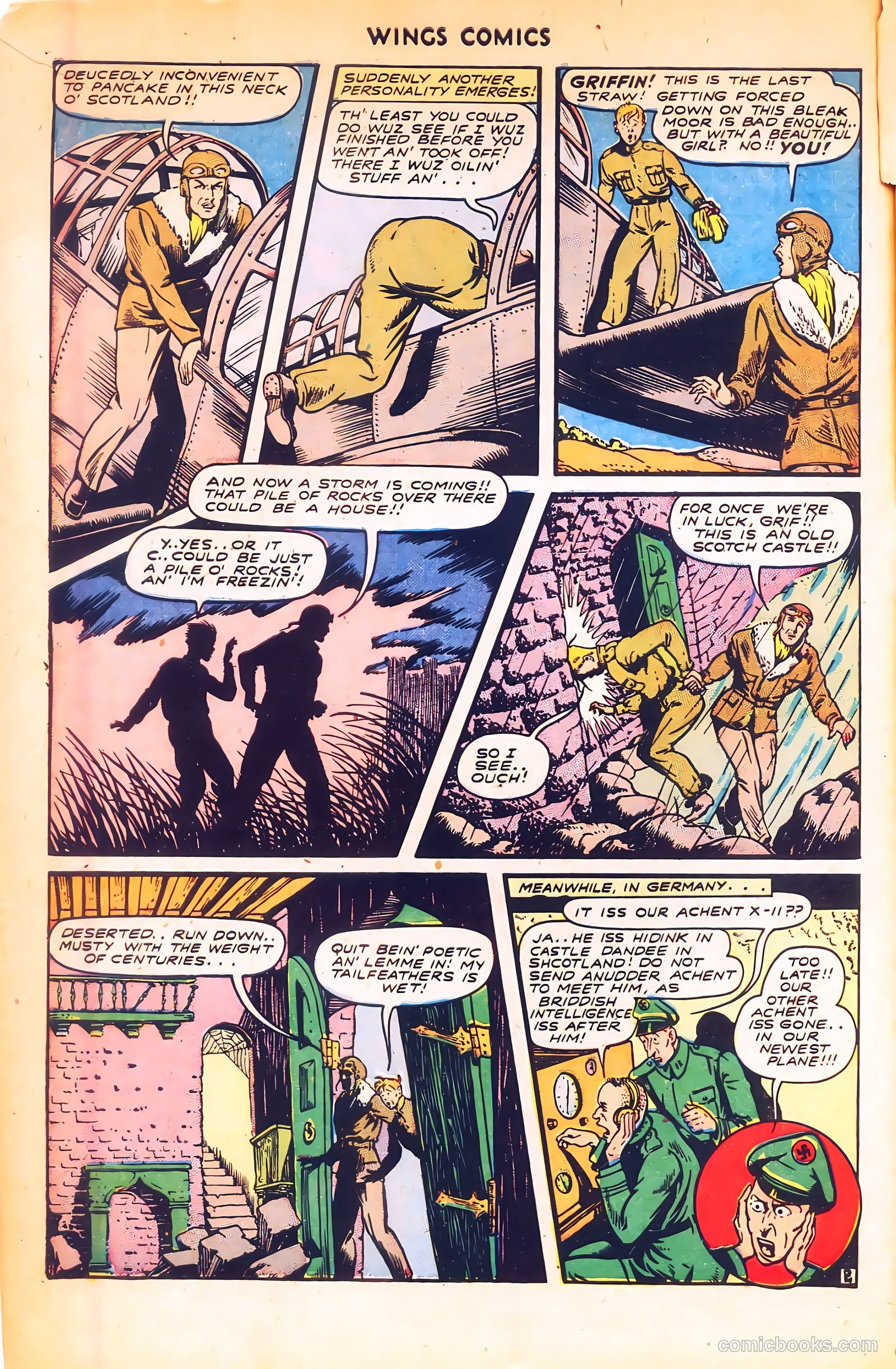 Wings Comics #55 (1945) — page 14 of 52