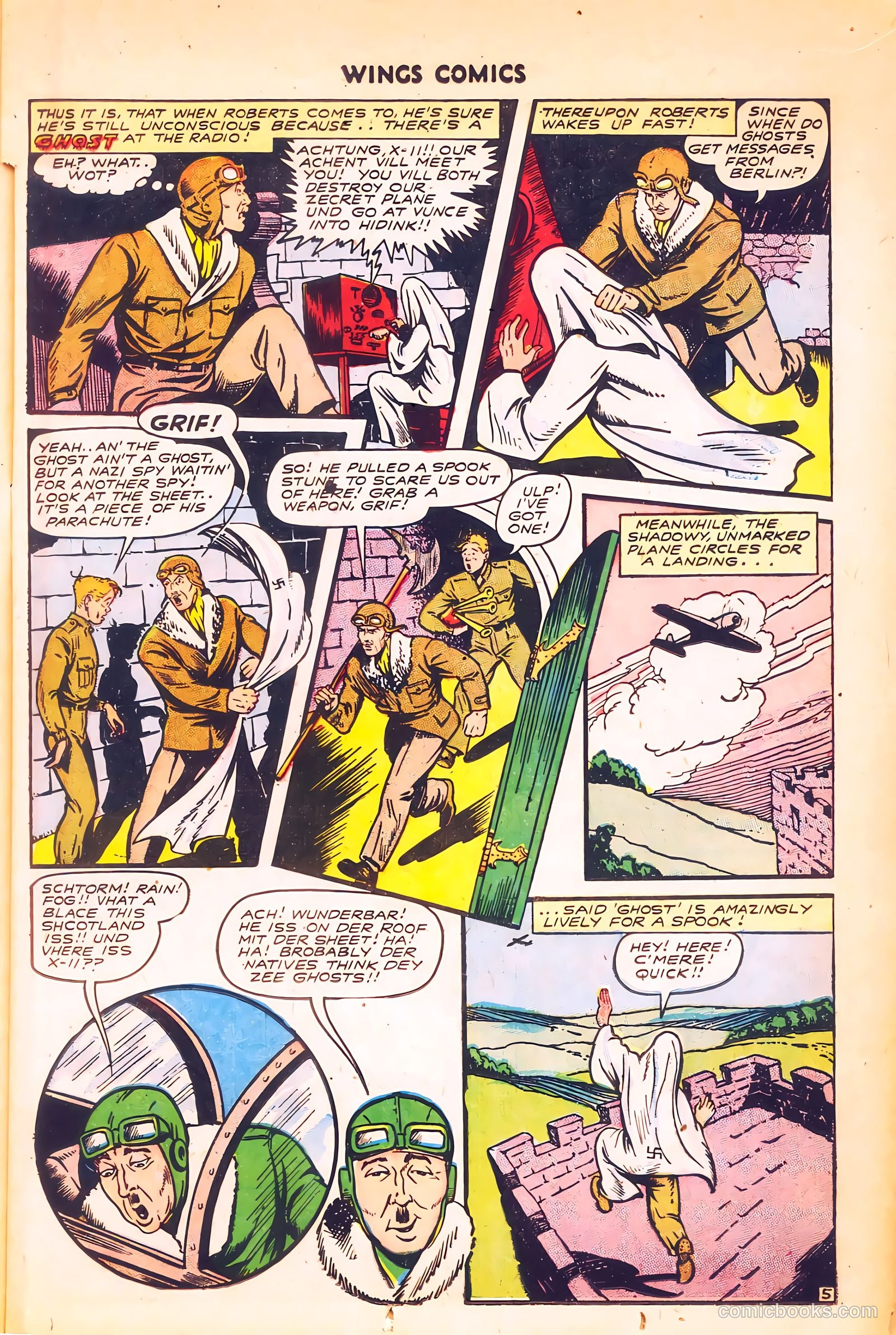Wings Comics #55 (1945) — page 17 of 52