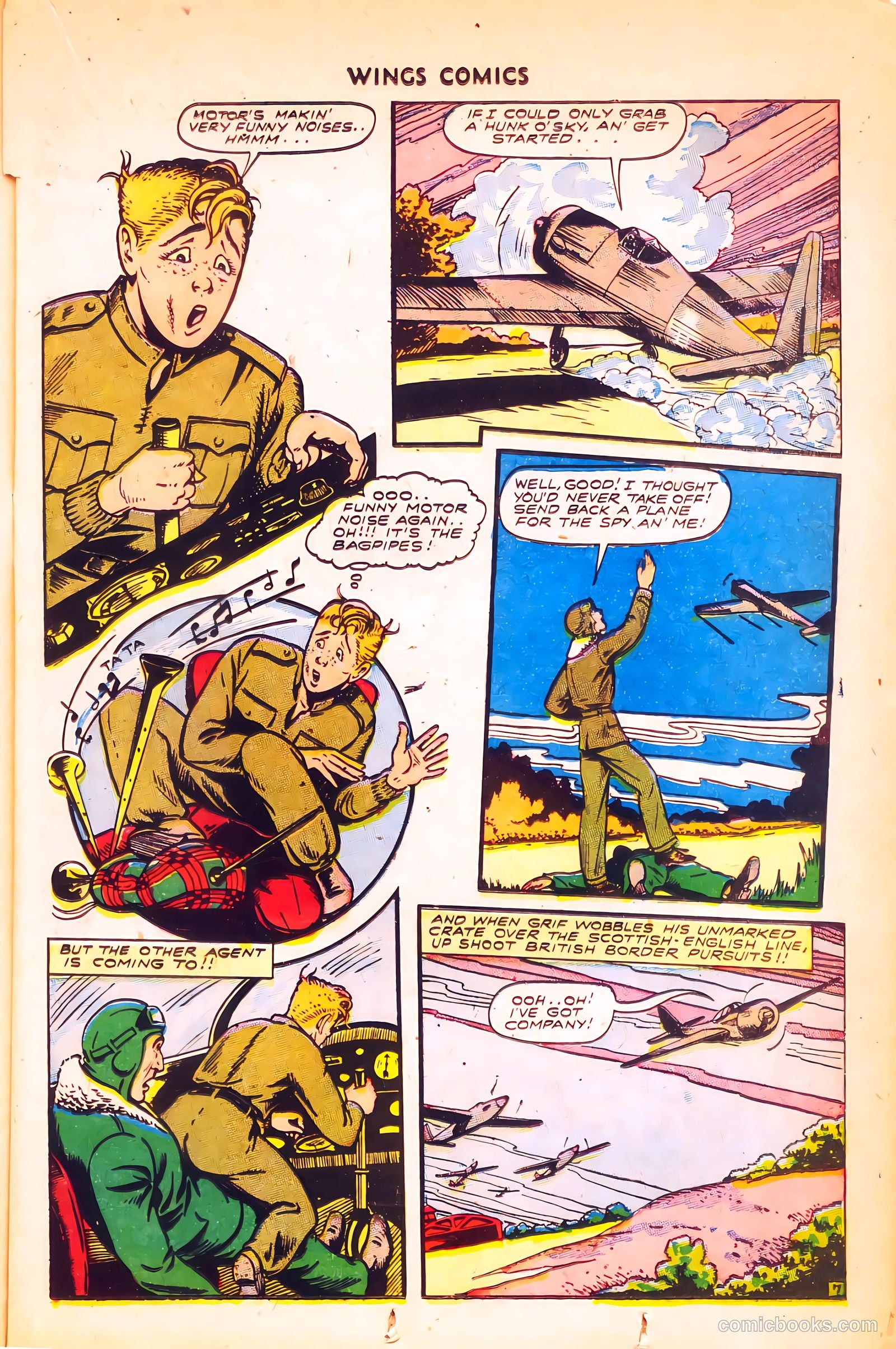 Wings Comics #55 (1945) — page 19 of 52