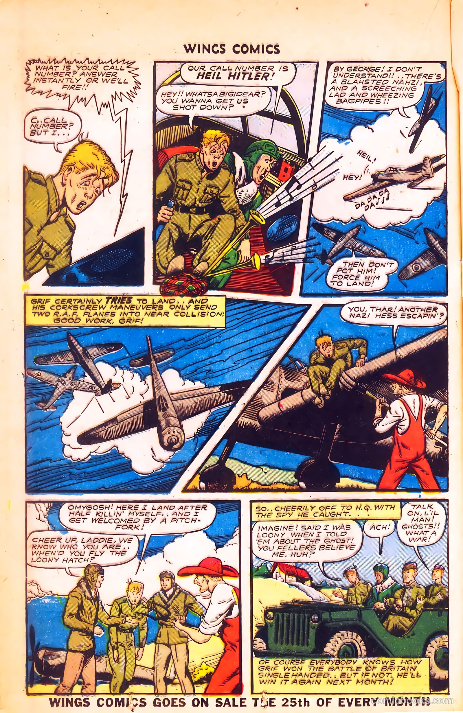 Wings Comics #55 (1945) — page 20 of 52