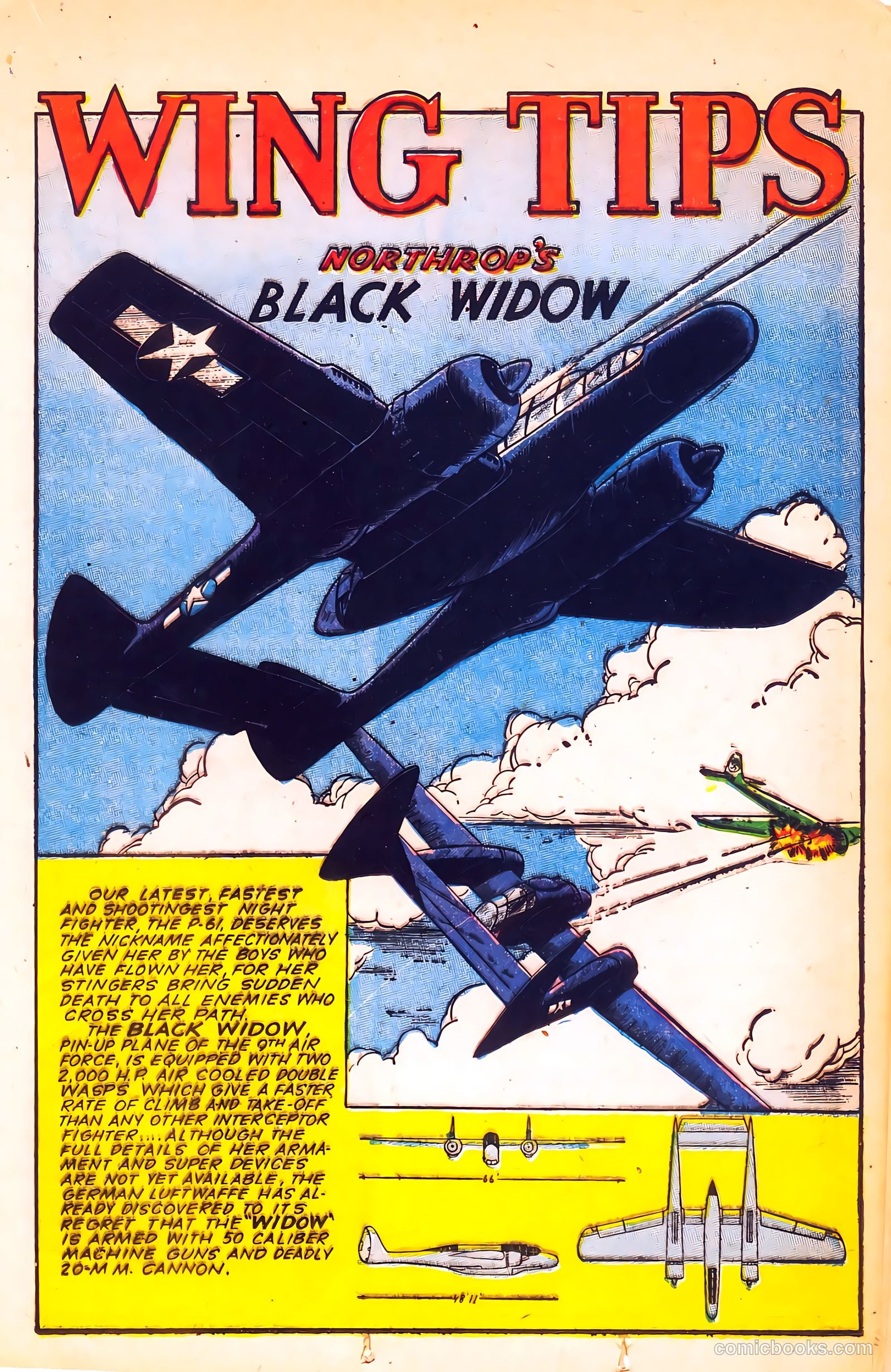 Wings Comics #55 (1945) — page 21 of 52