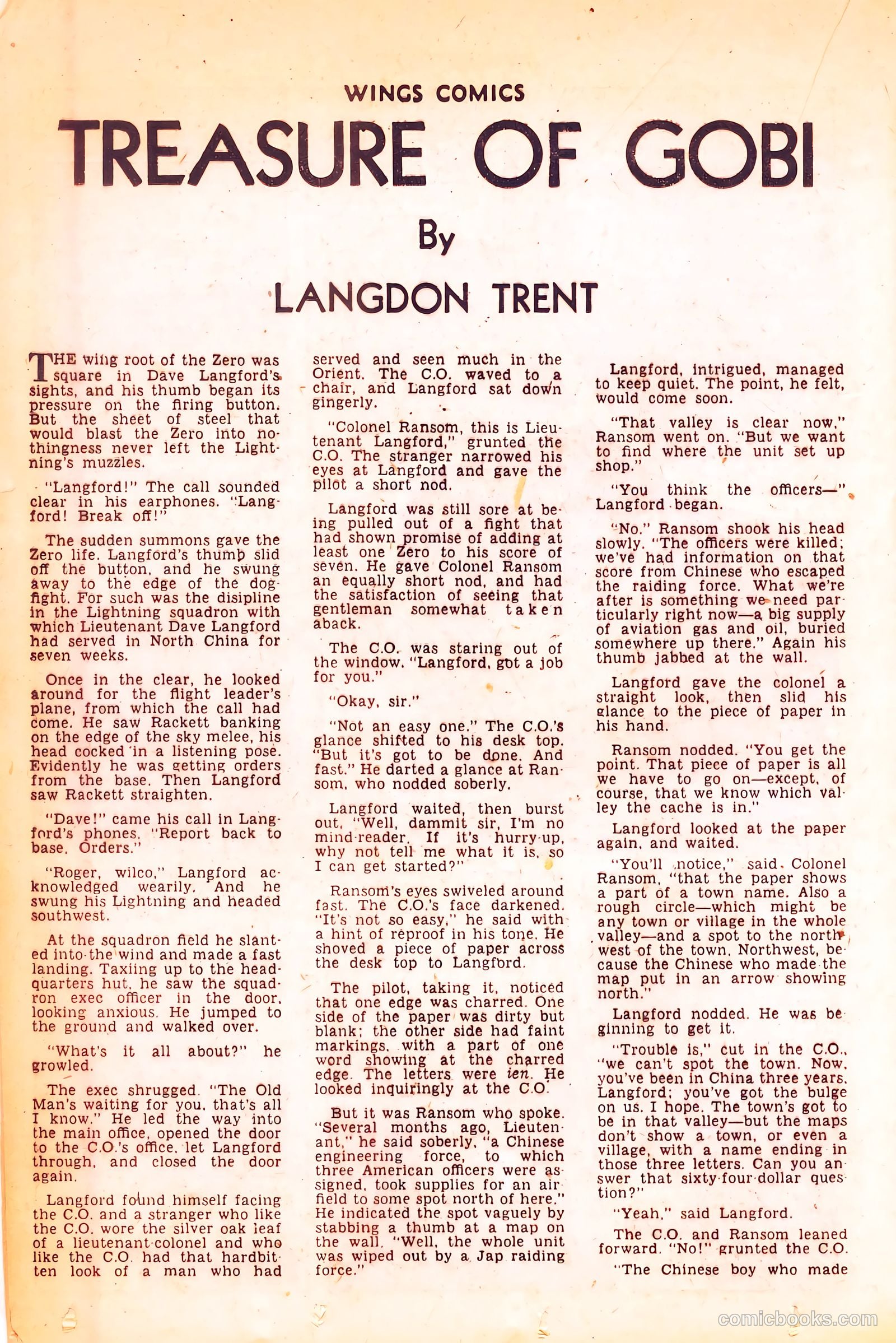Wings Comics #55 (1945) — page 28 of 52