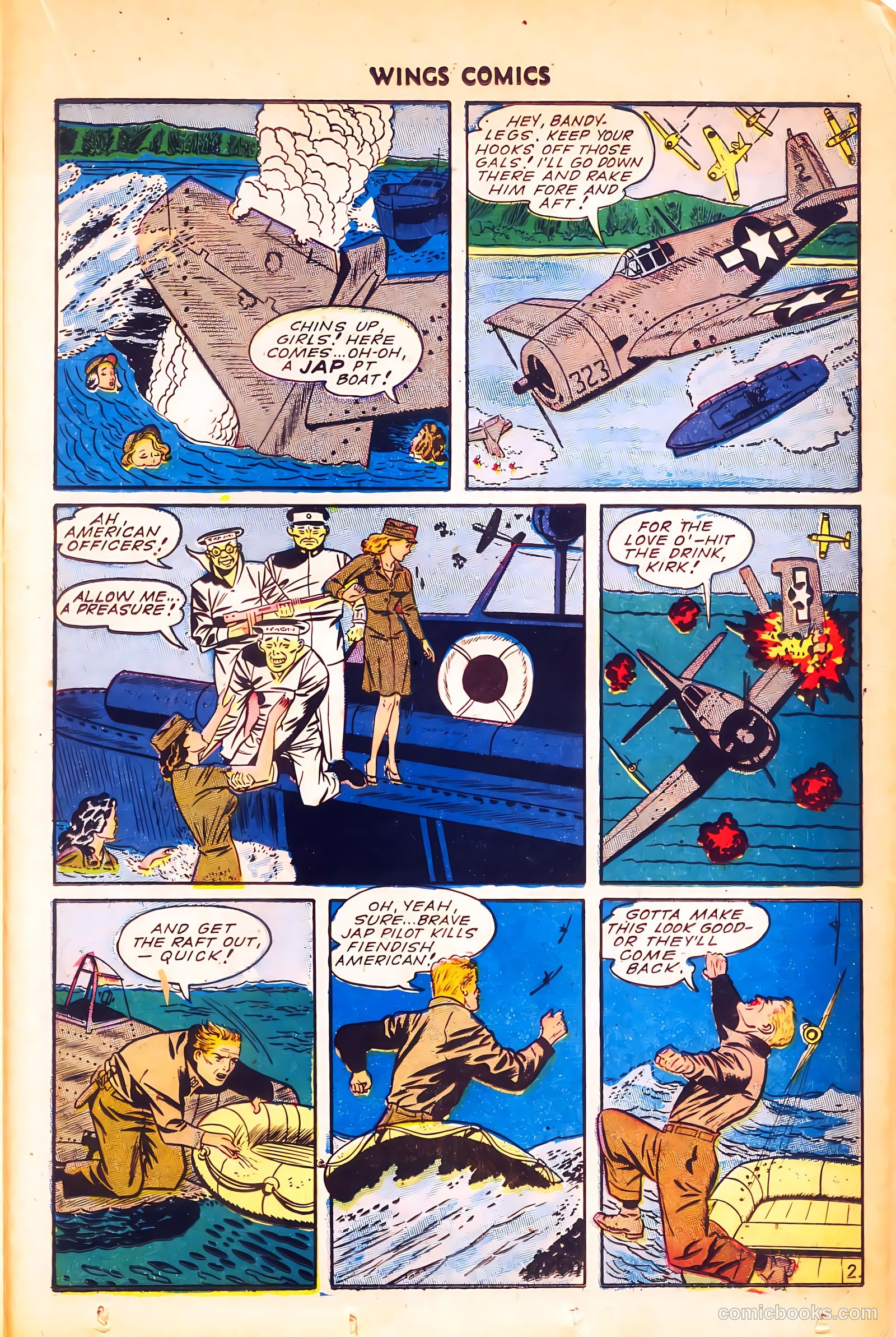 Wings Comics #55 (1945) — page 31 of 52