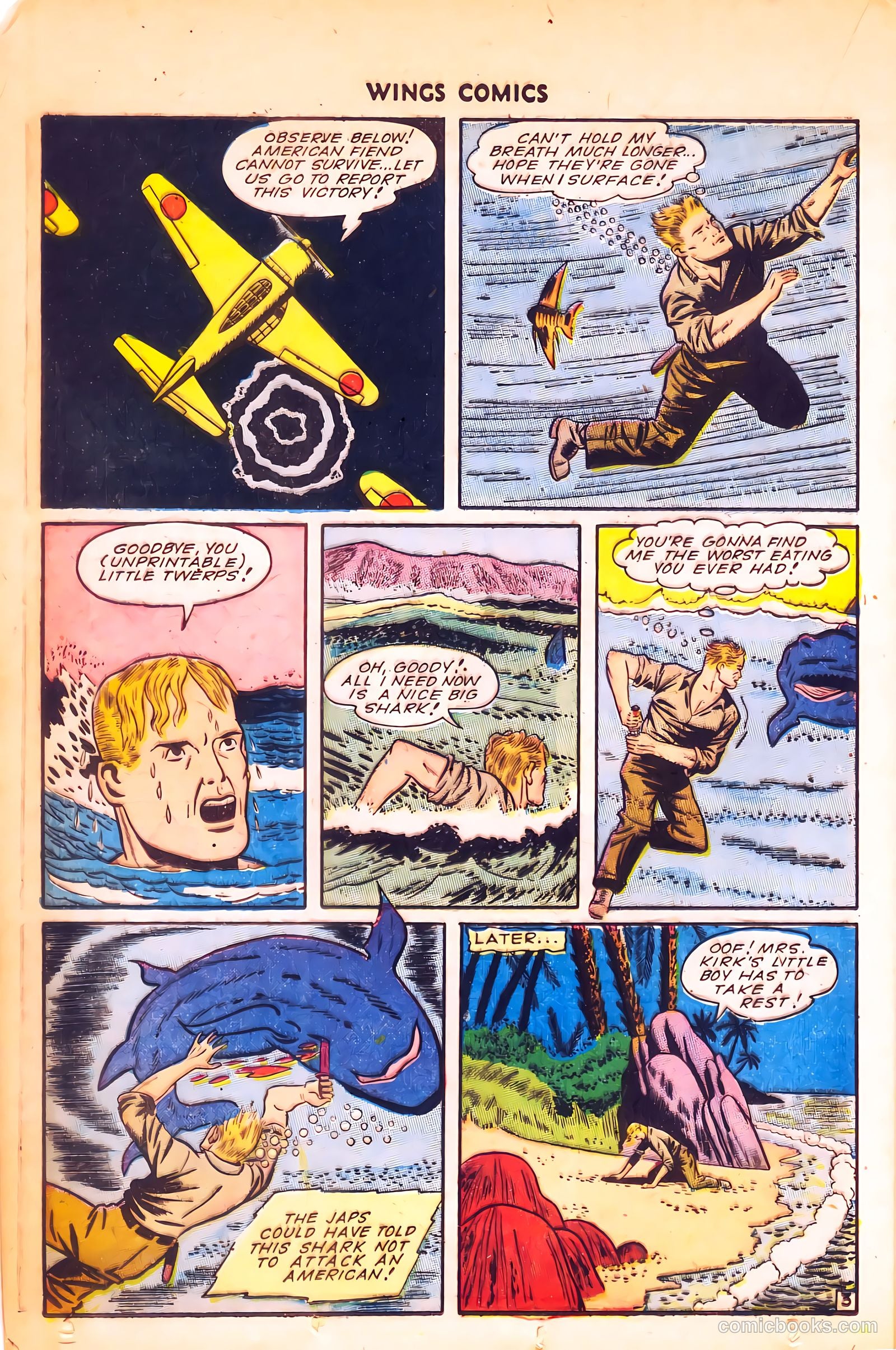 Wings Comics #55 (1945) — page 32 of 52