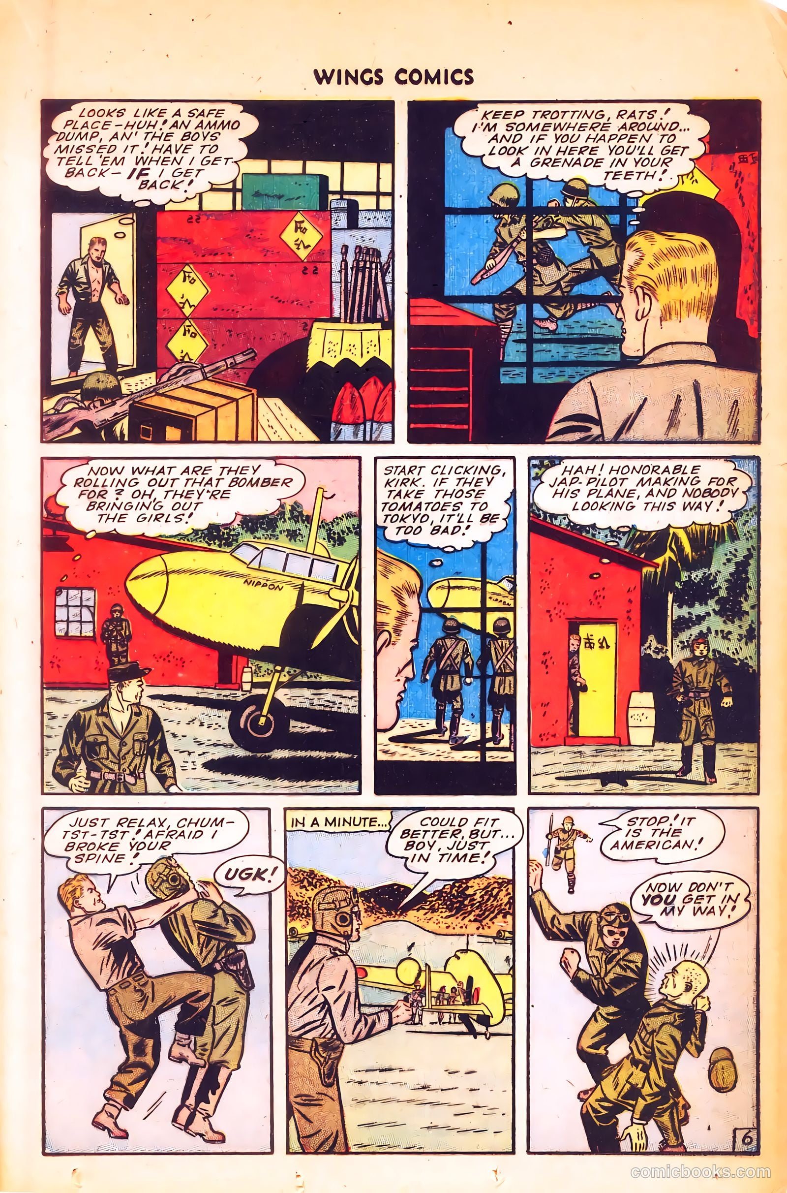 Wings Comics #55 (1945) — page 35 of 52