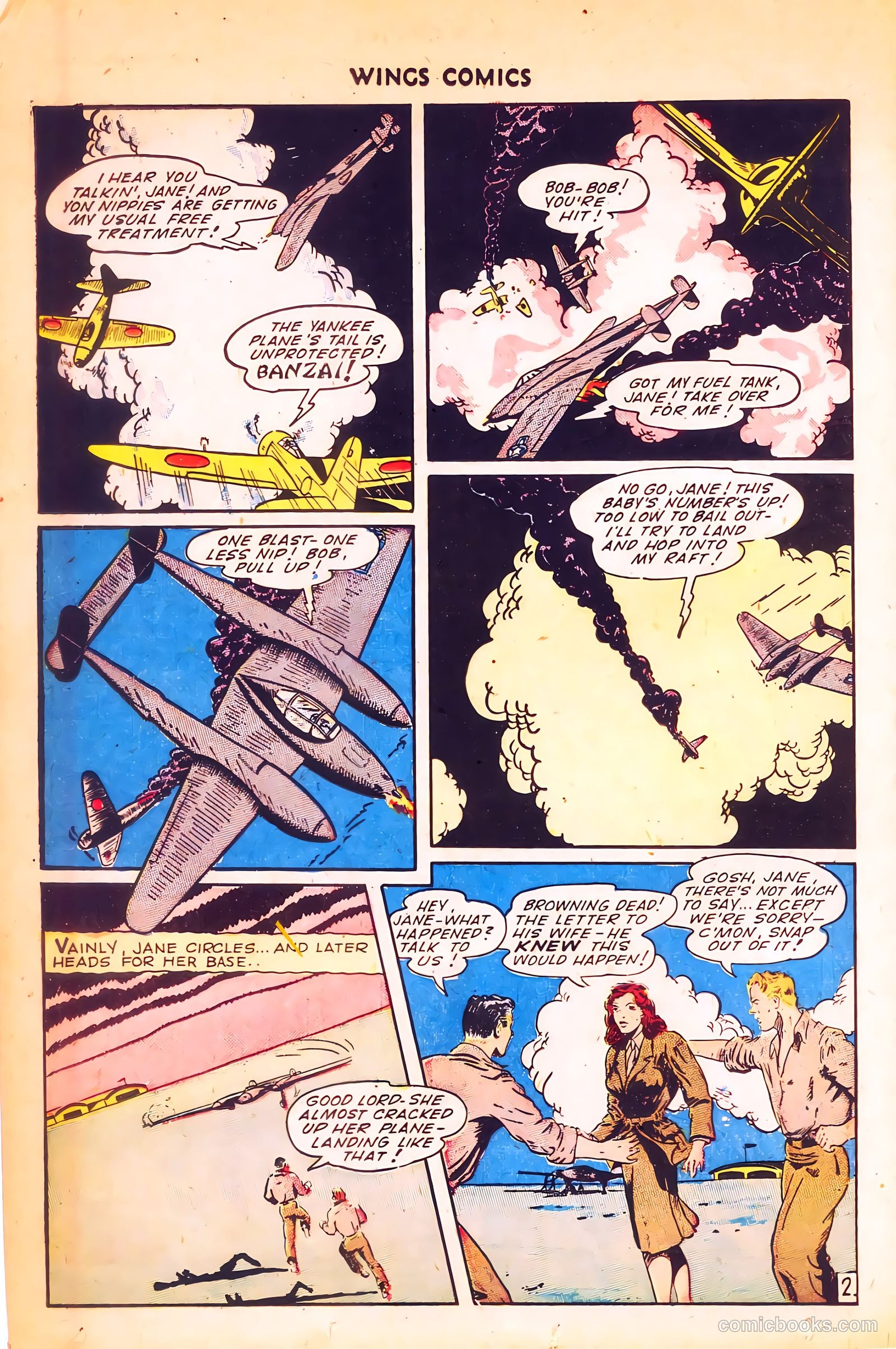 Wings Comics #55 (1945) — page 38 of 52