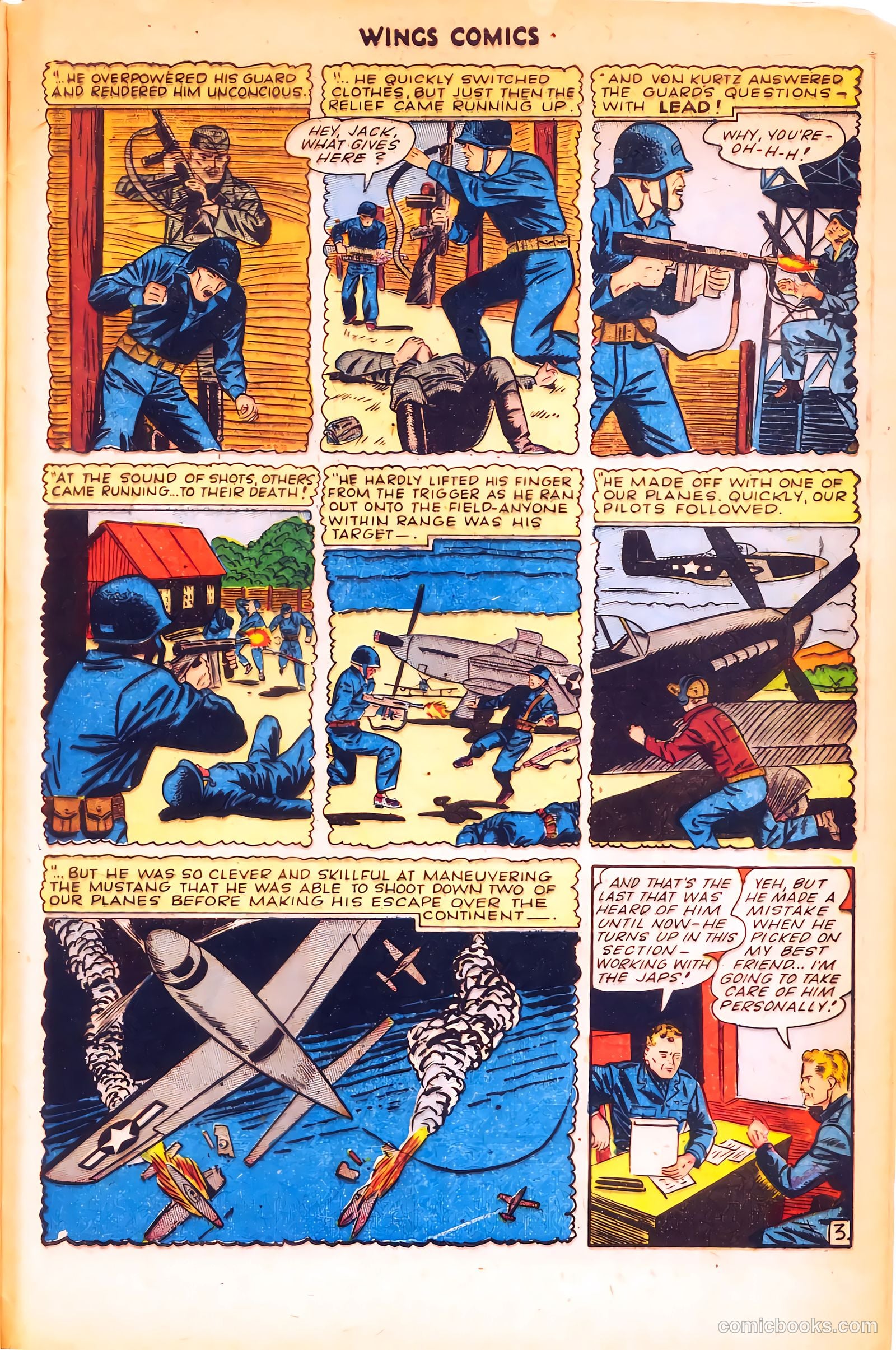 Wings Comics #55 (1945) — page 45 of 52
