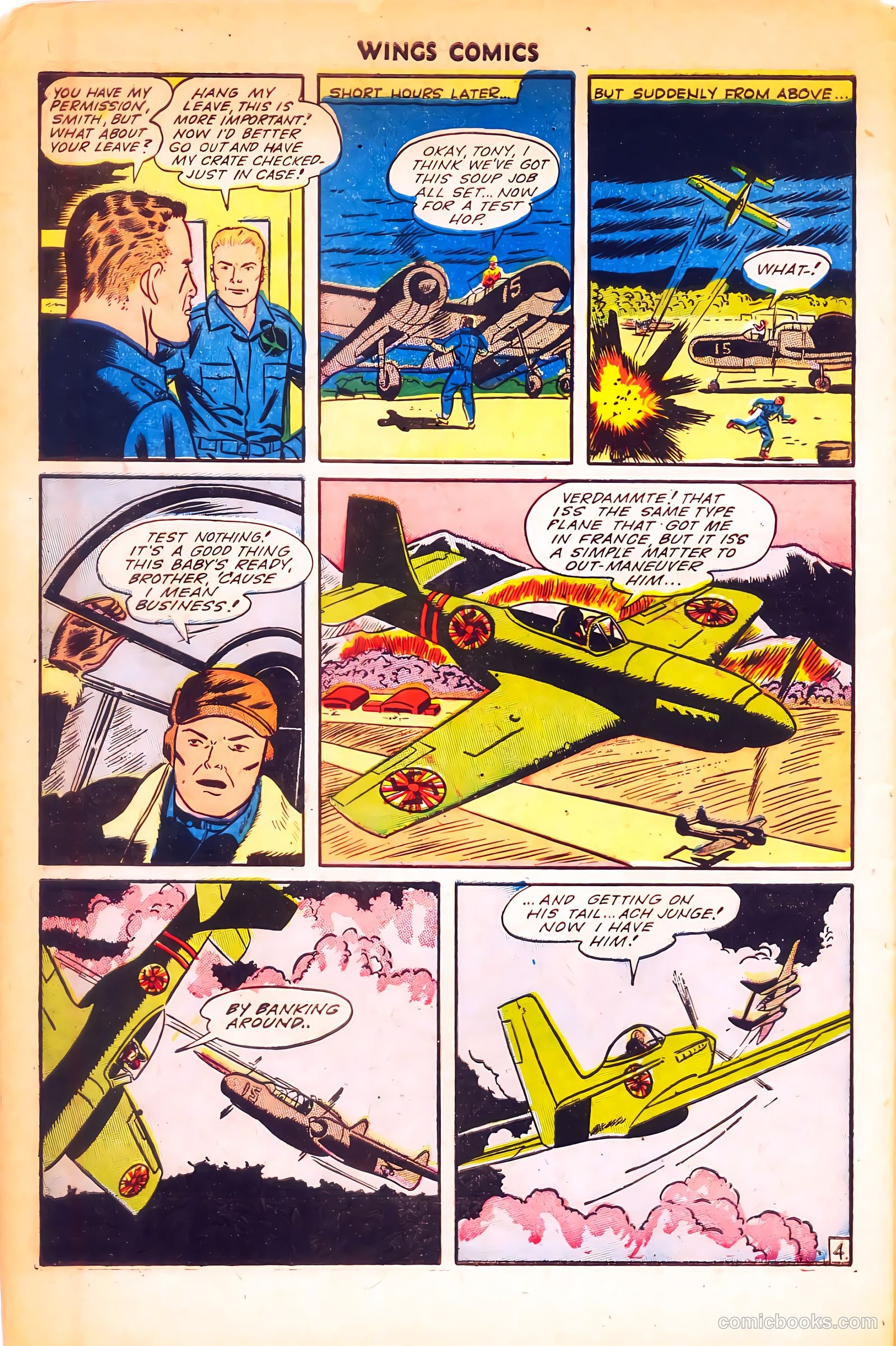 Wings Comics #55 (1945) — page 46 of 52