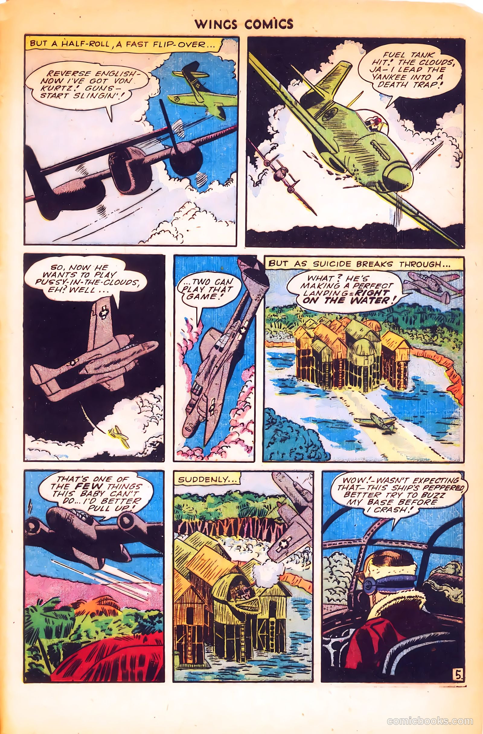 Wings Comics #55 (1945) — page 47 of 52