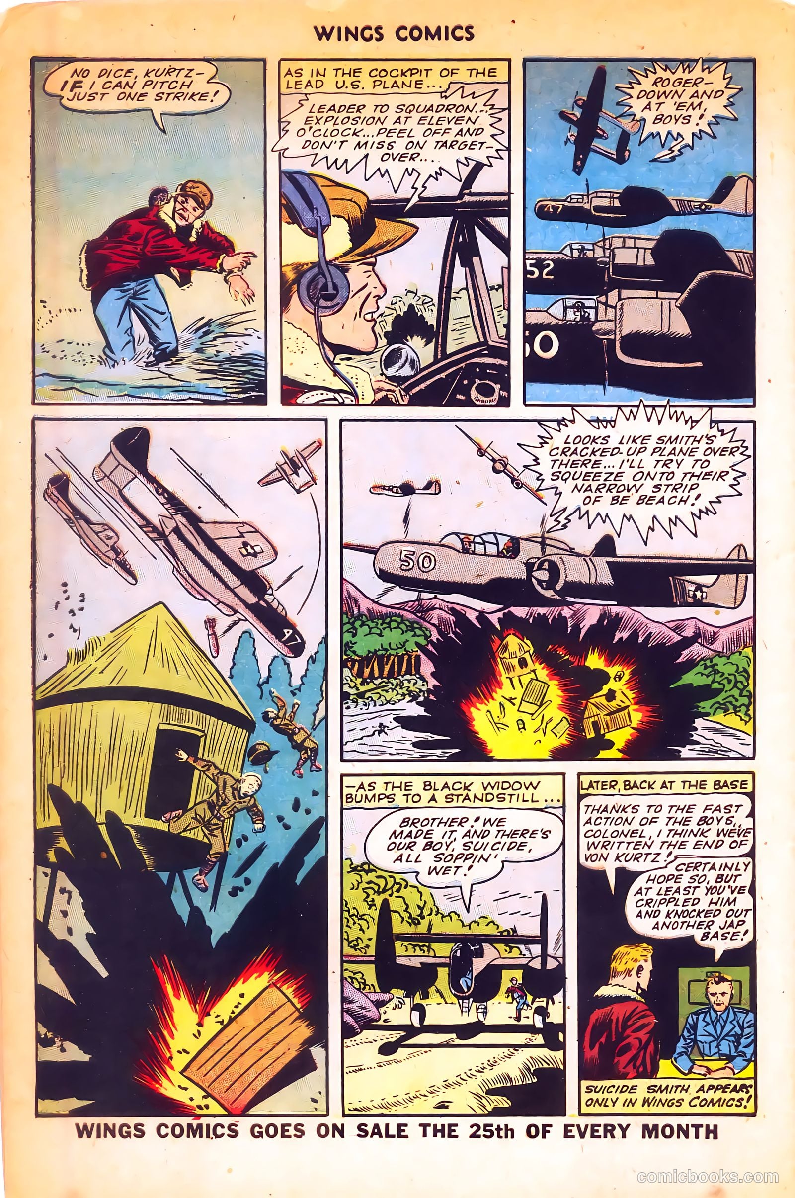 Wings Comics #55 (1945) — page 50 of 52