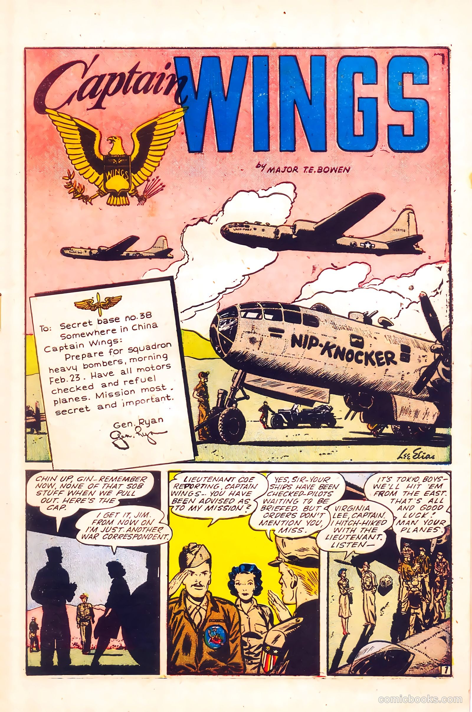 Wings Comics #56 (1945) — page 4 of 54