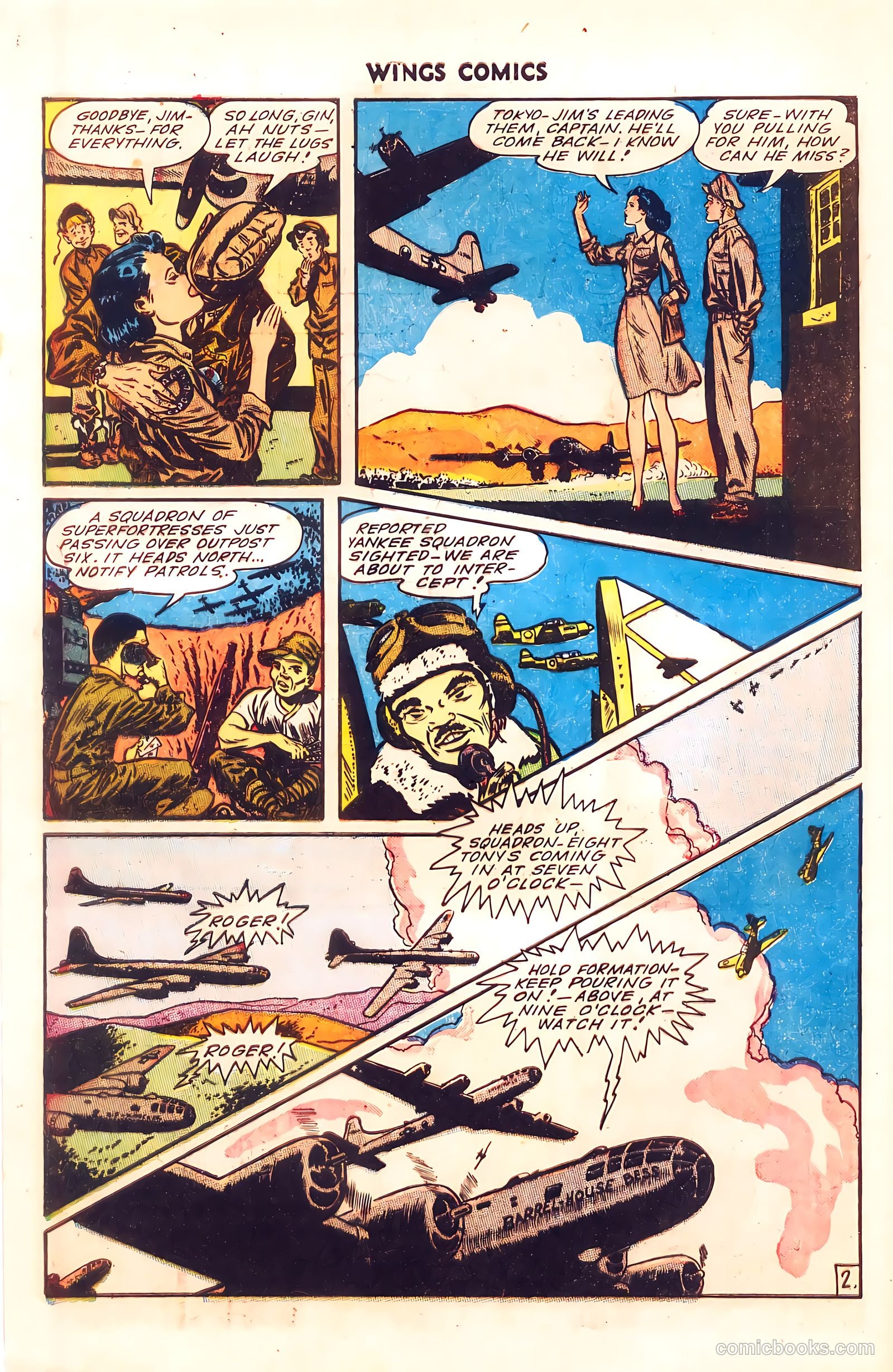 Wings Comics #56 (1945) — page 5 of 54