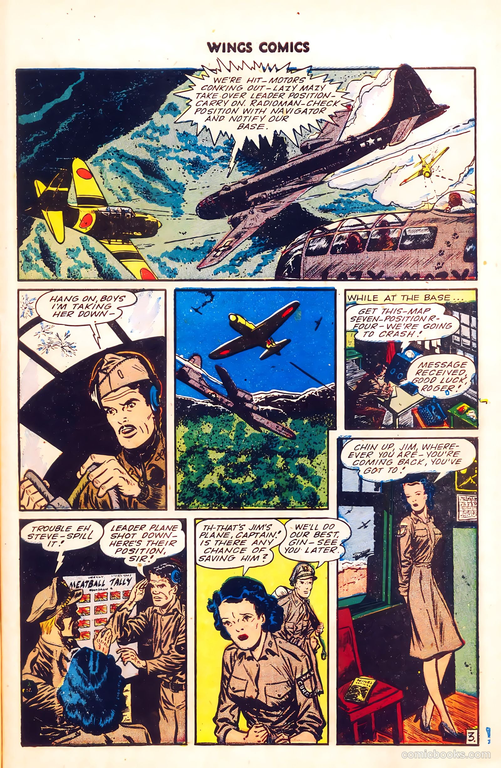 Wings Comics #56 (1945) — page 6 of 54