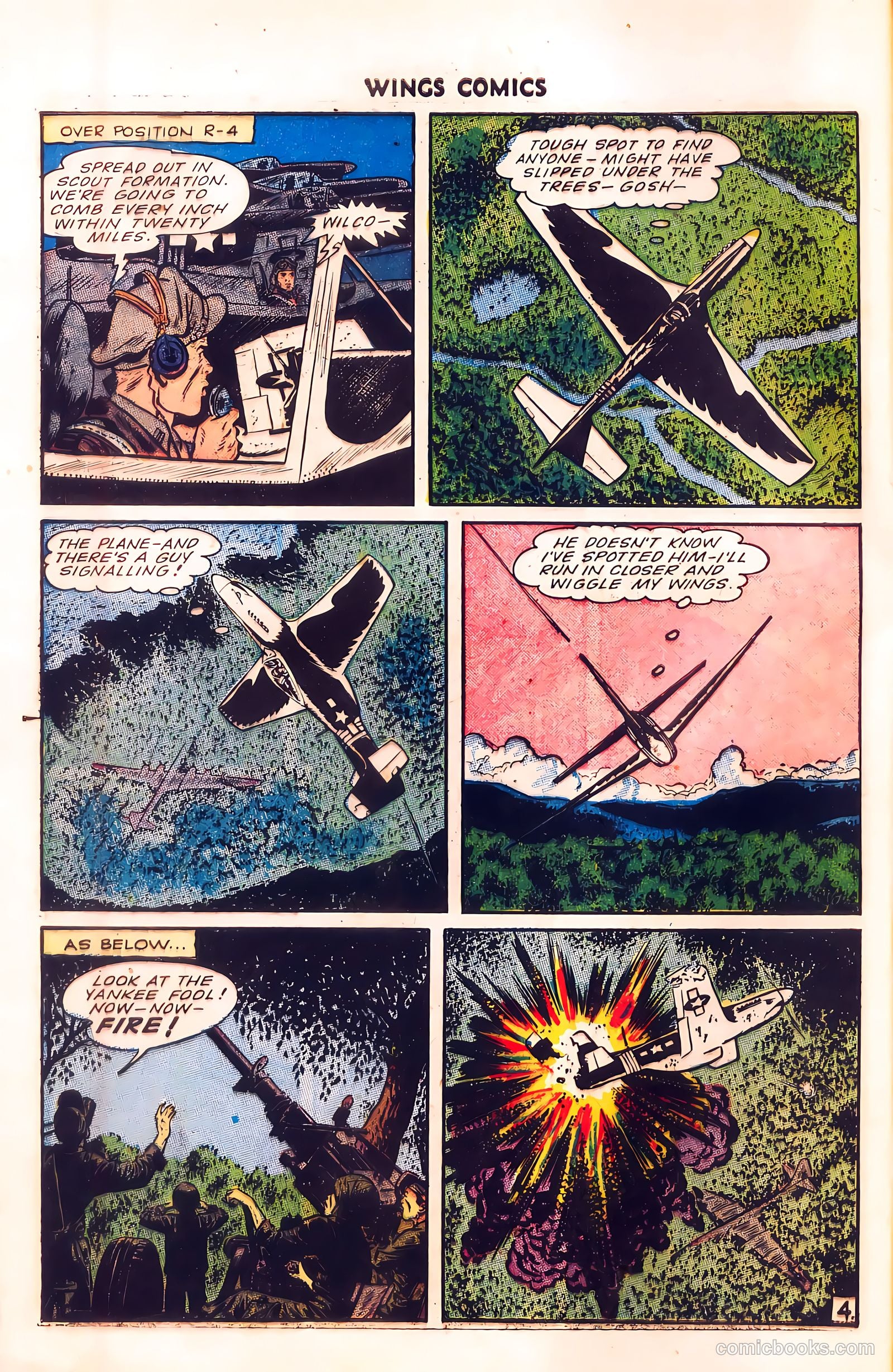 Wings Comics #56 (1945) — page 7 of 54