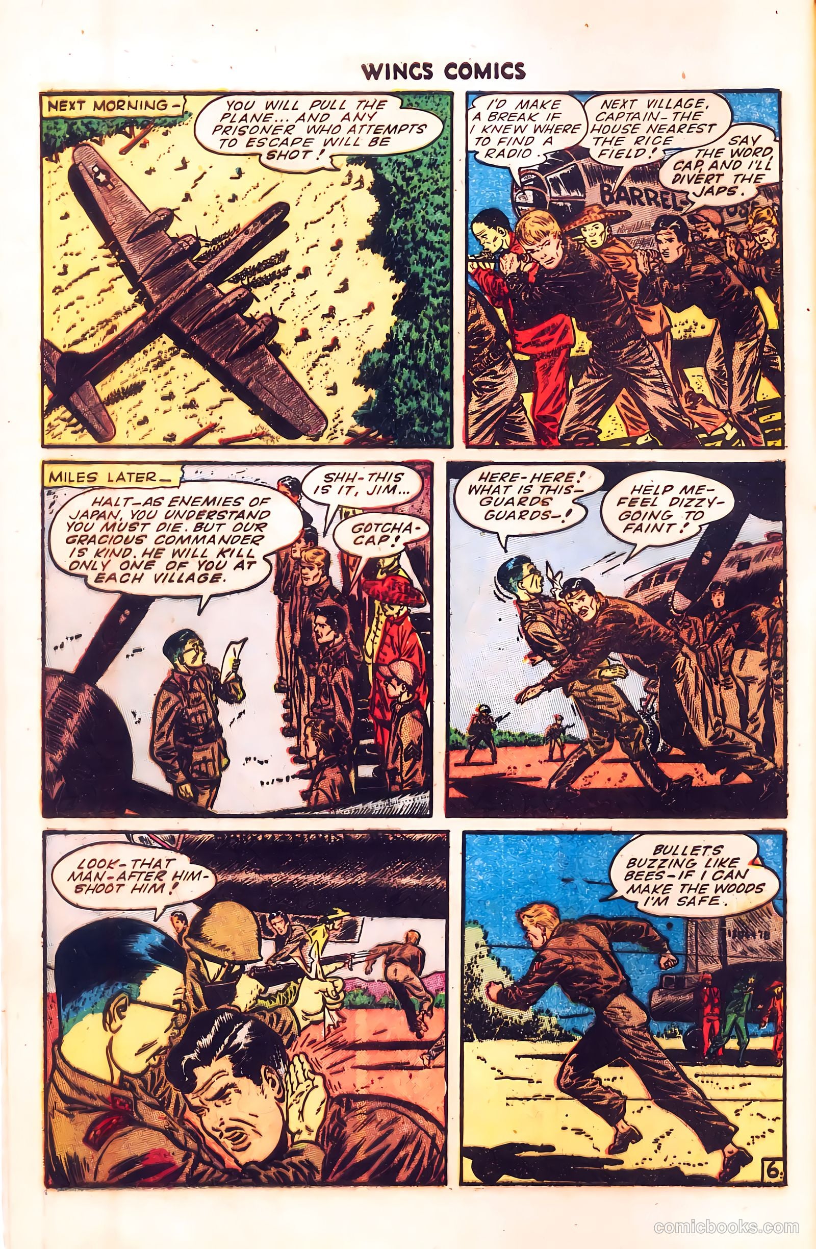 Wings Comics #56 (1945) — page 9 of 54