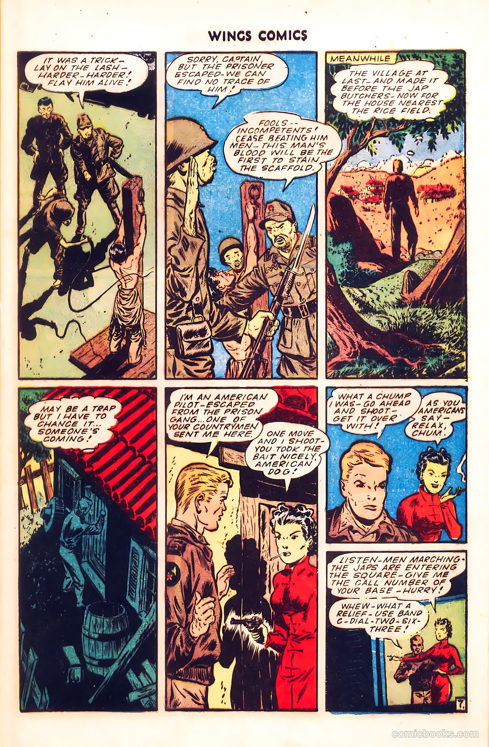 Wings Comics #56 (1945) — page 10 of 54