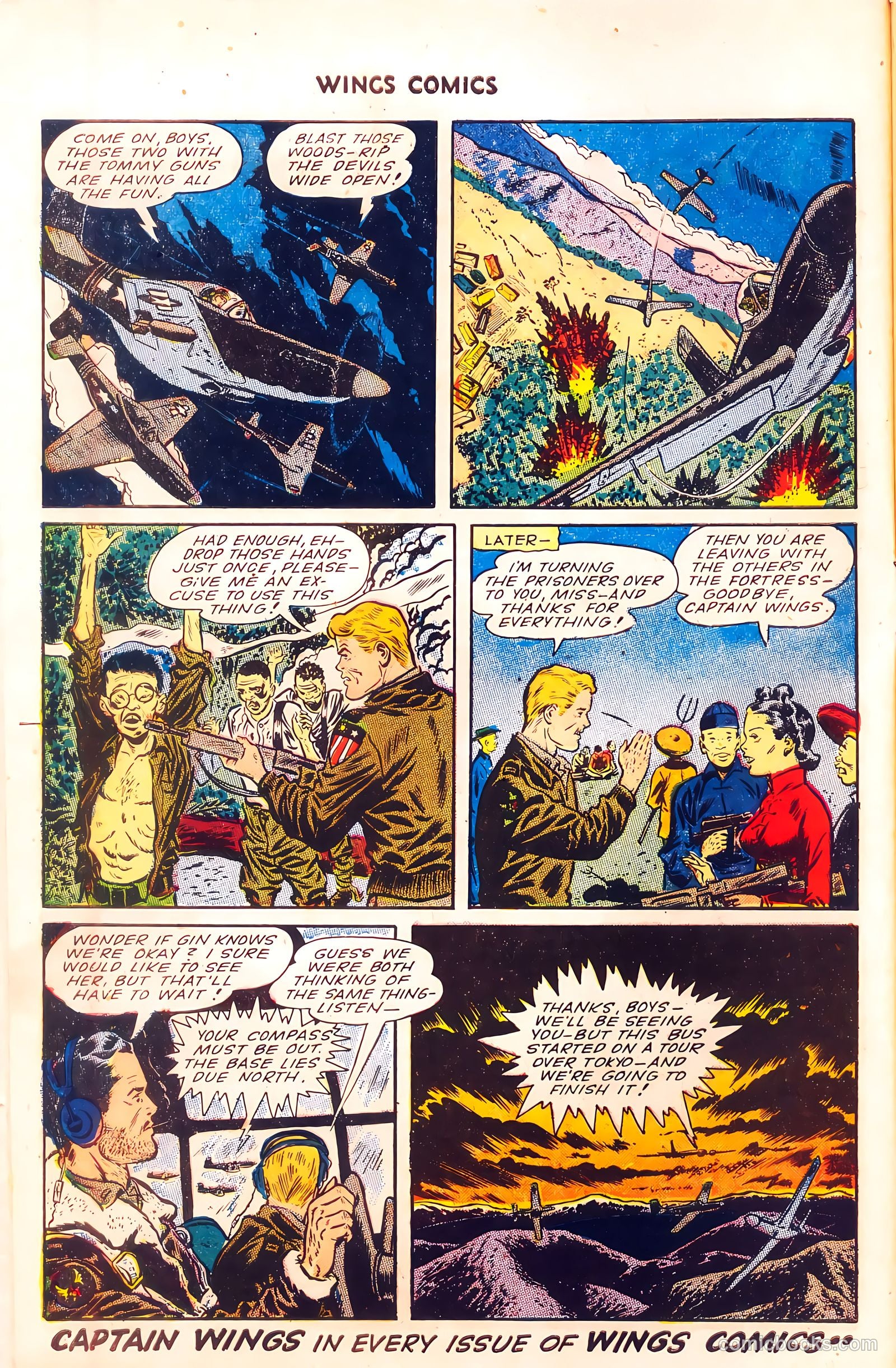Wings Comics #56 (1945) — page 13 of 54