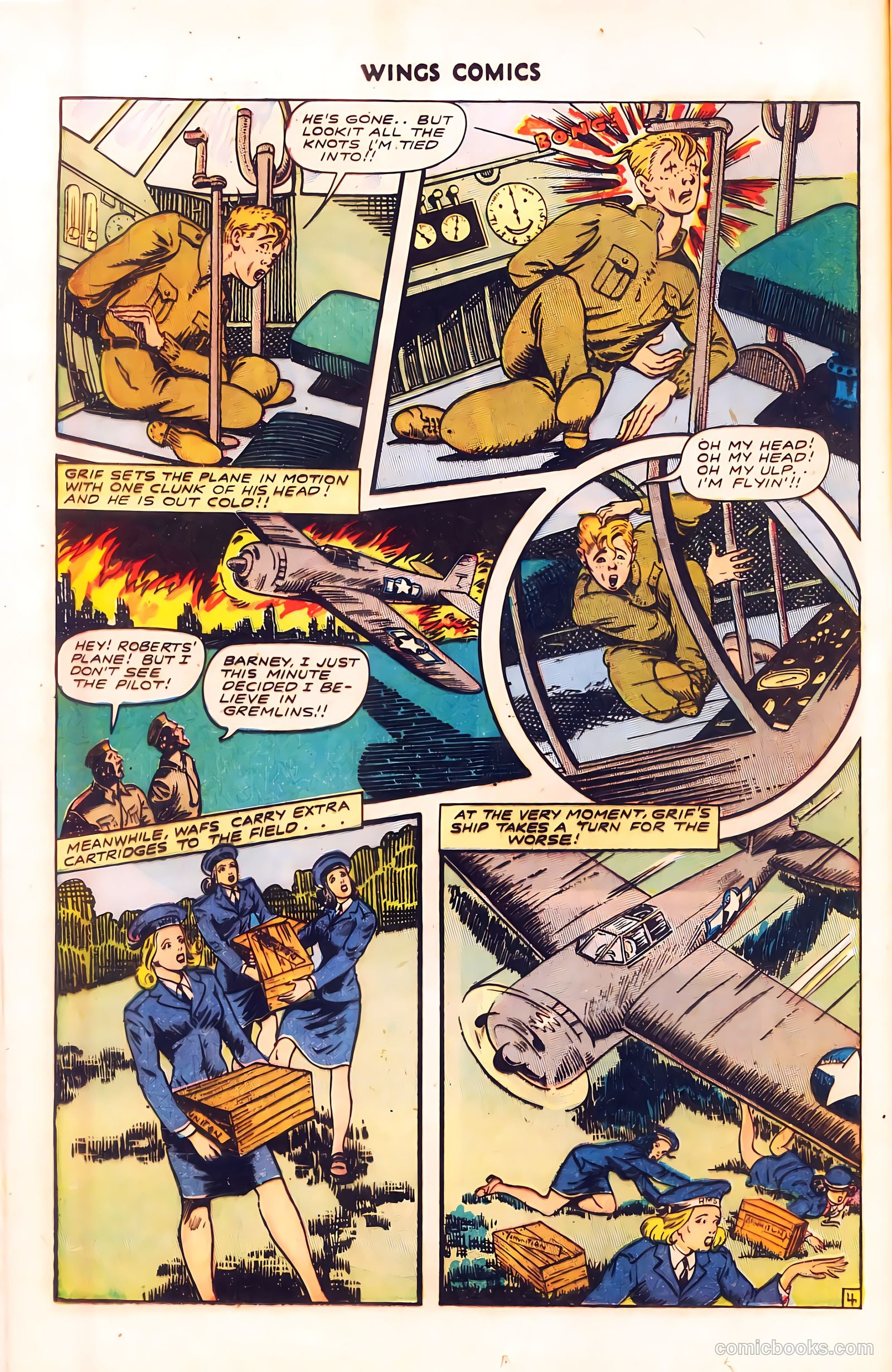 Wings Comics #56 (1945) — page 17 of 54