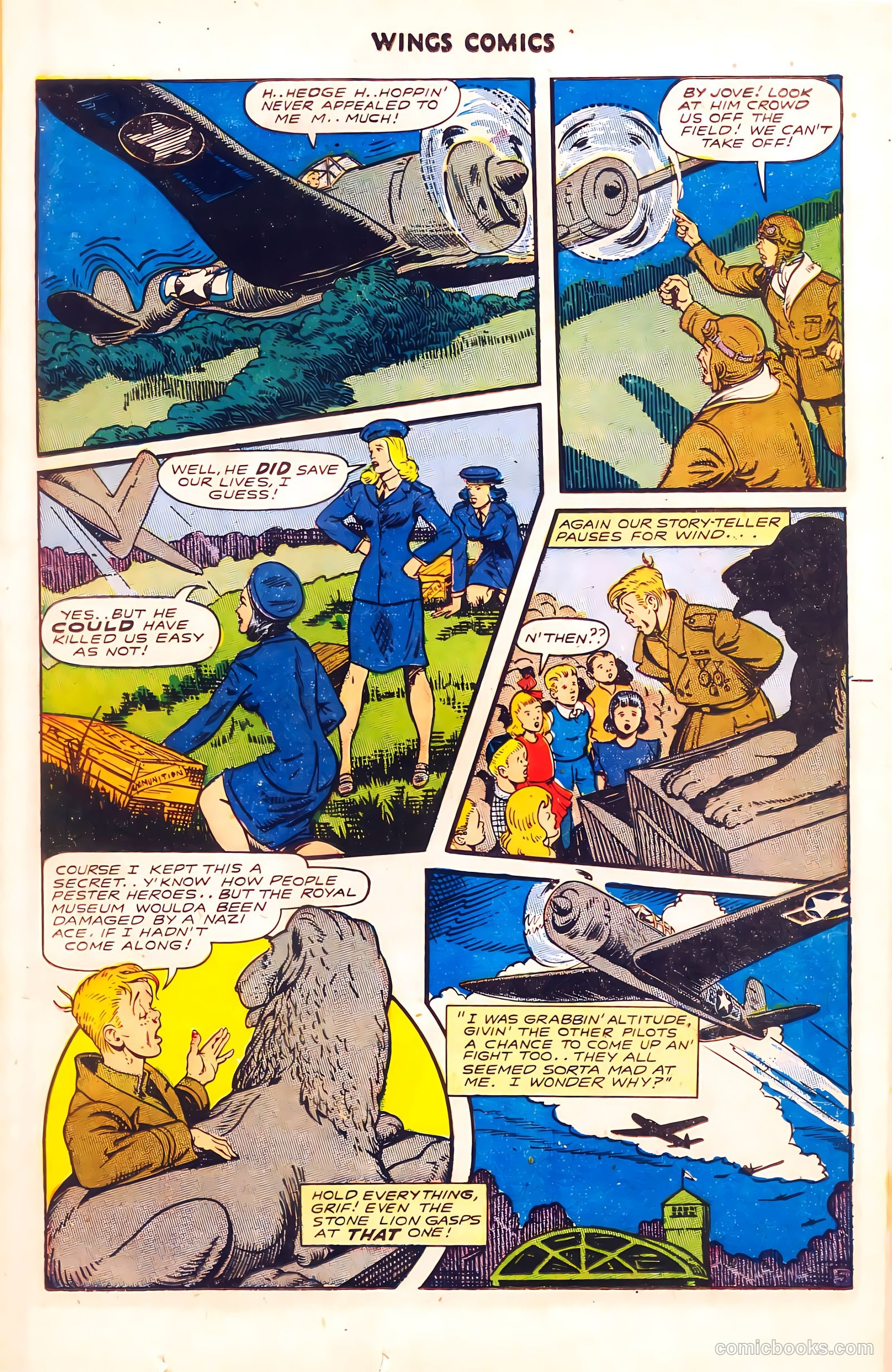 Wings Comics #56 (1945) — page 18 of 54