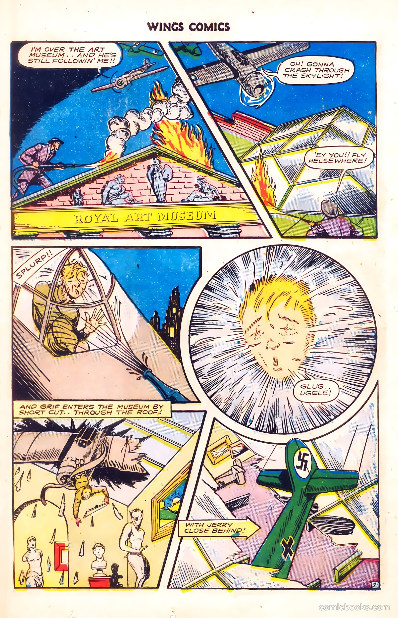 Wings Comics #56 (1945) — page 20 of 54