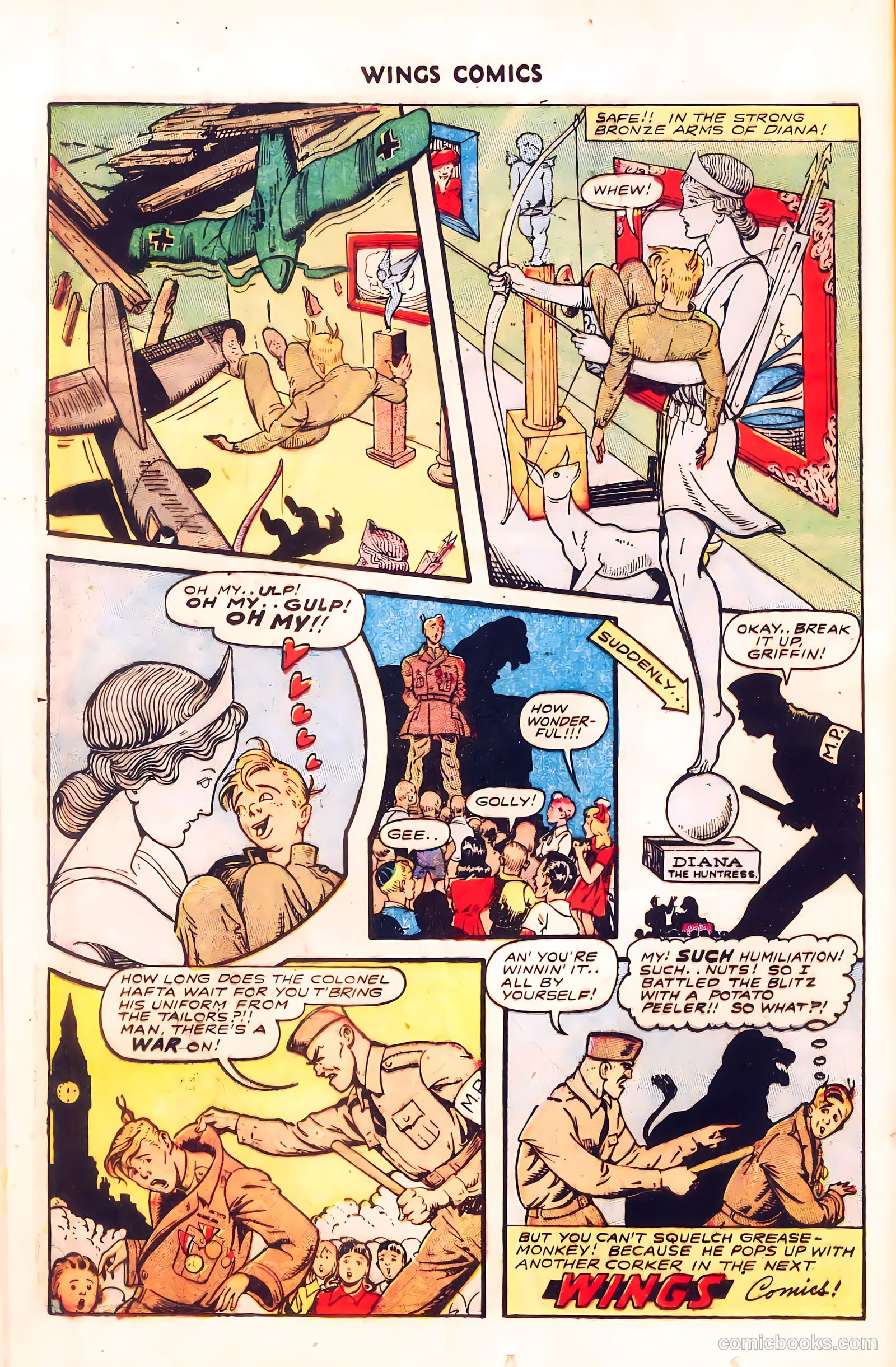Wings Comics #56 (1945) — page 21 of 54