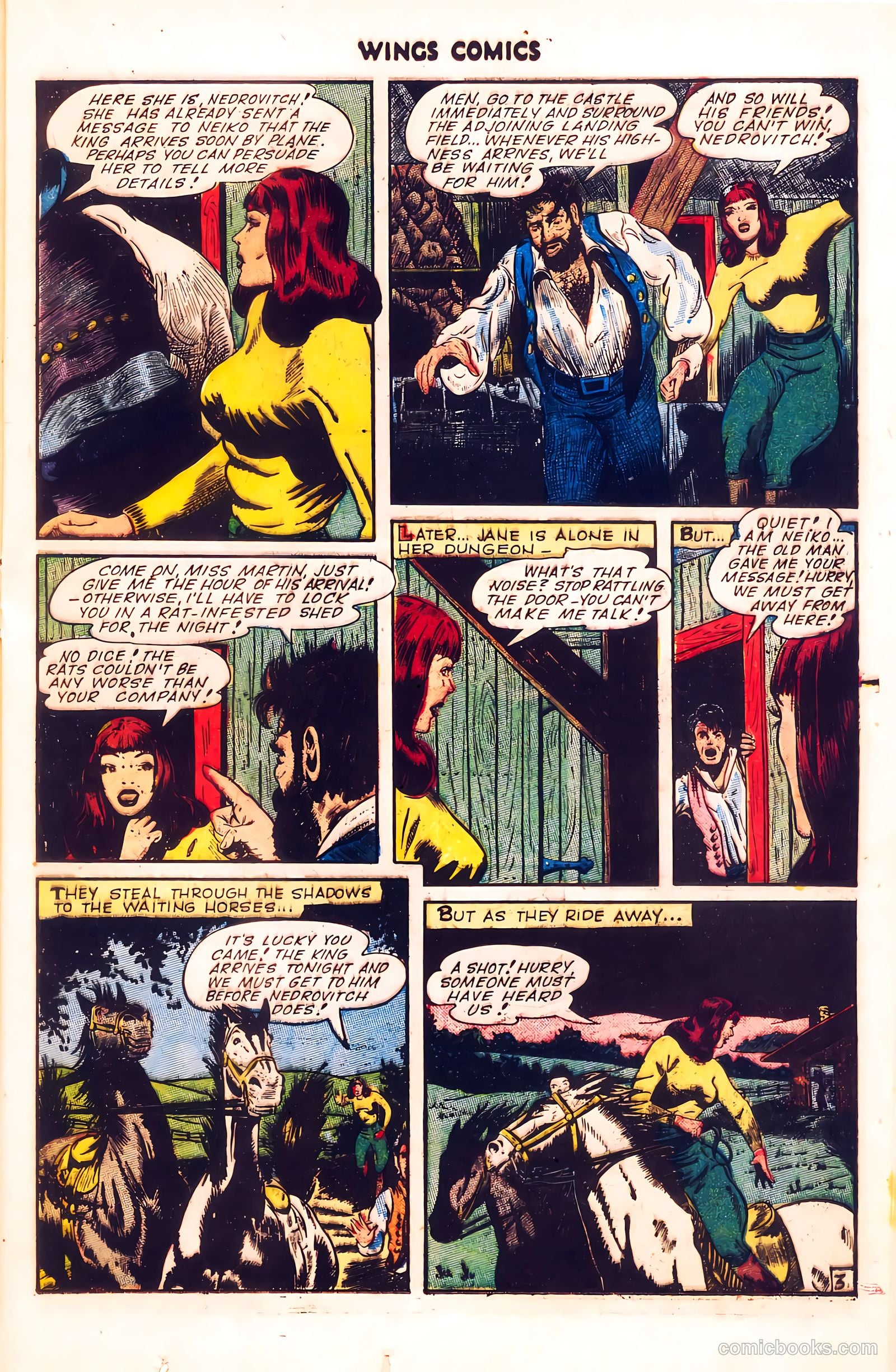 Wings Comics #56 (1945) — page 24 of 54