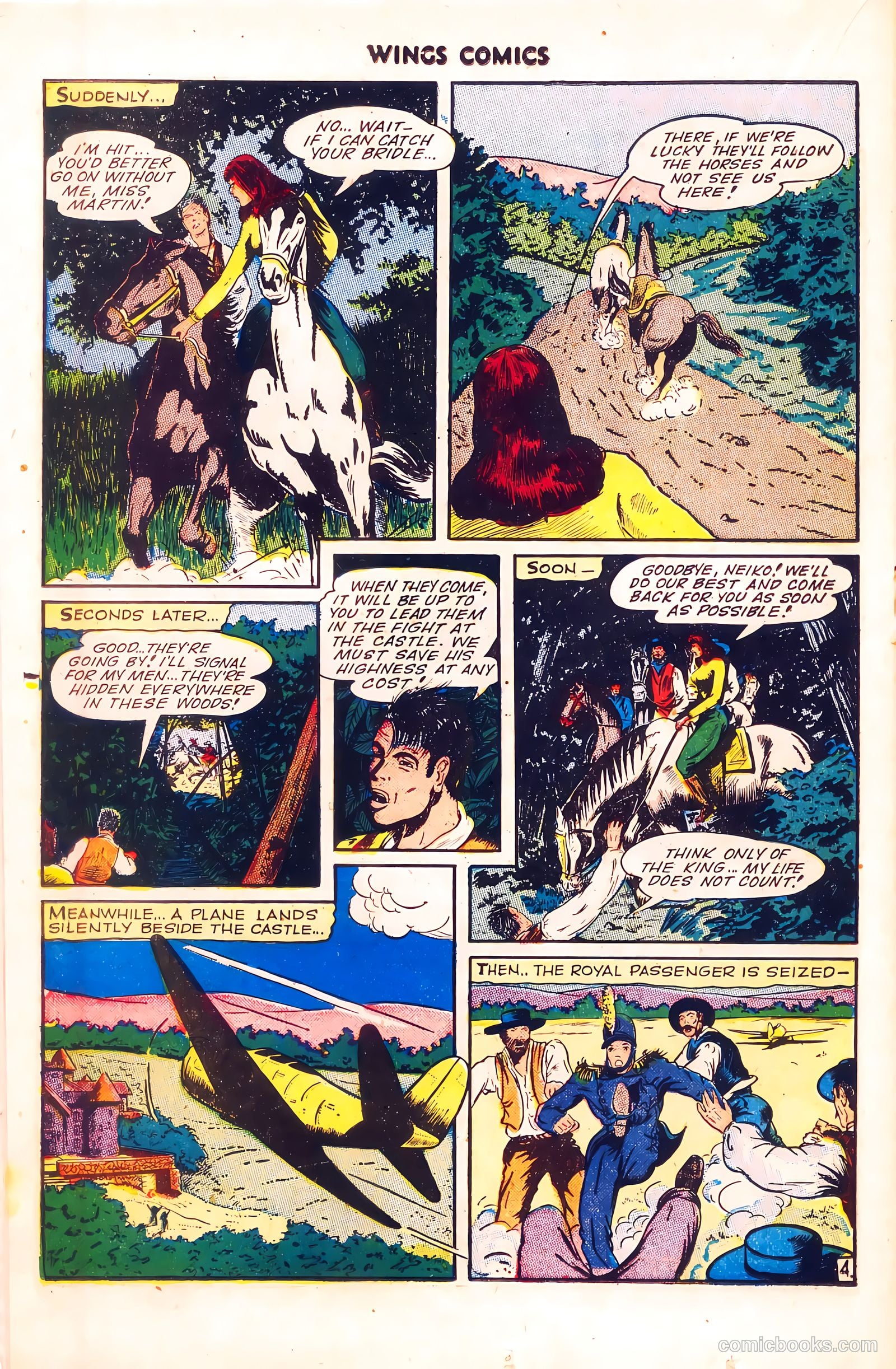 Wings Comics #56 (1945) — page 25 of 54