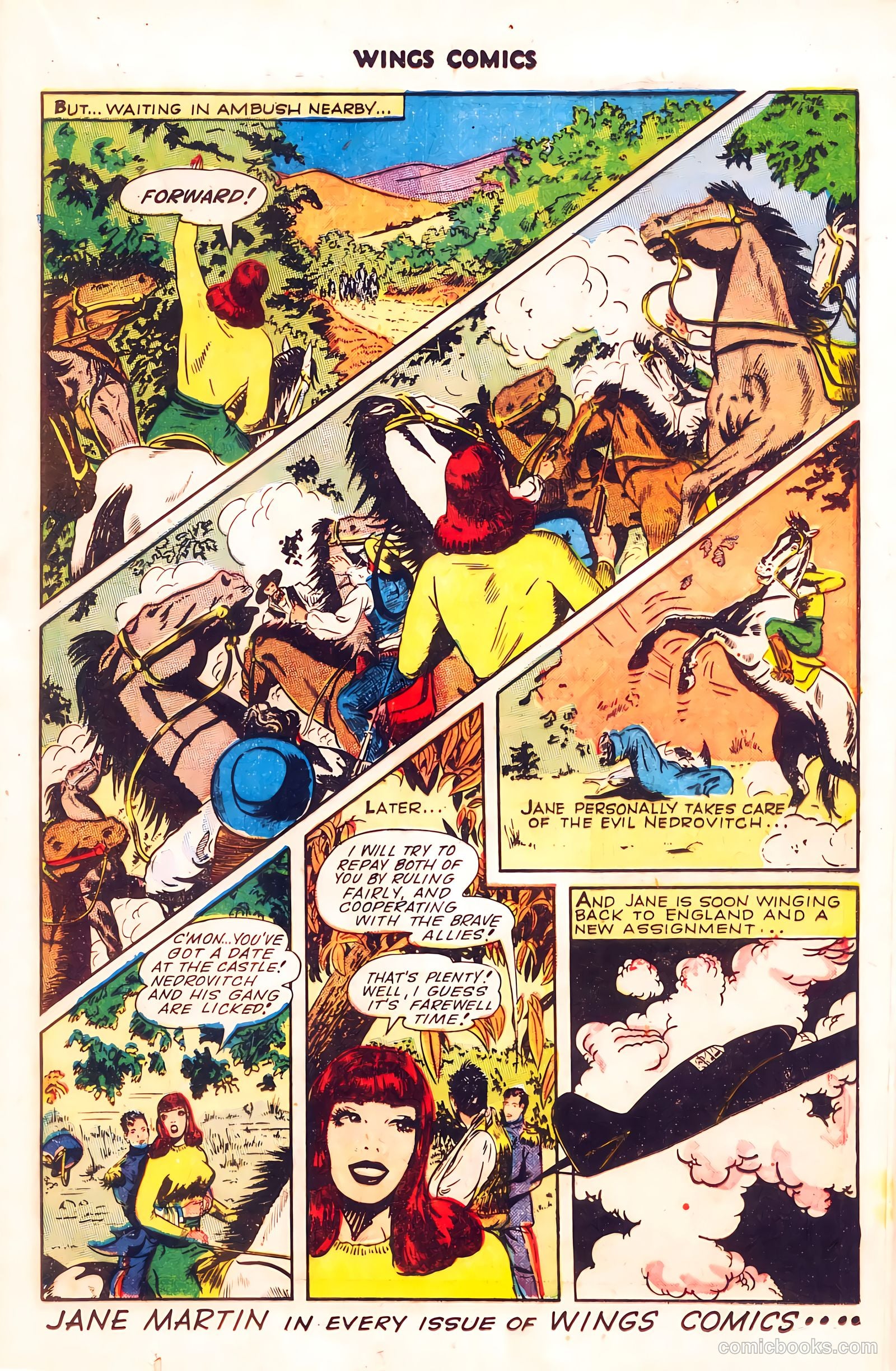 Wings Comics #56 (1945) — page 26 of 54