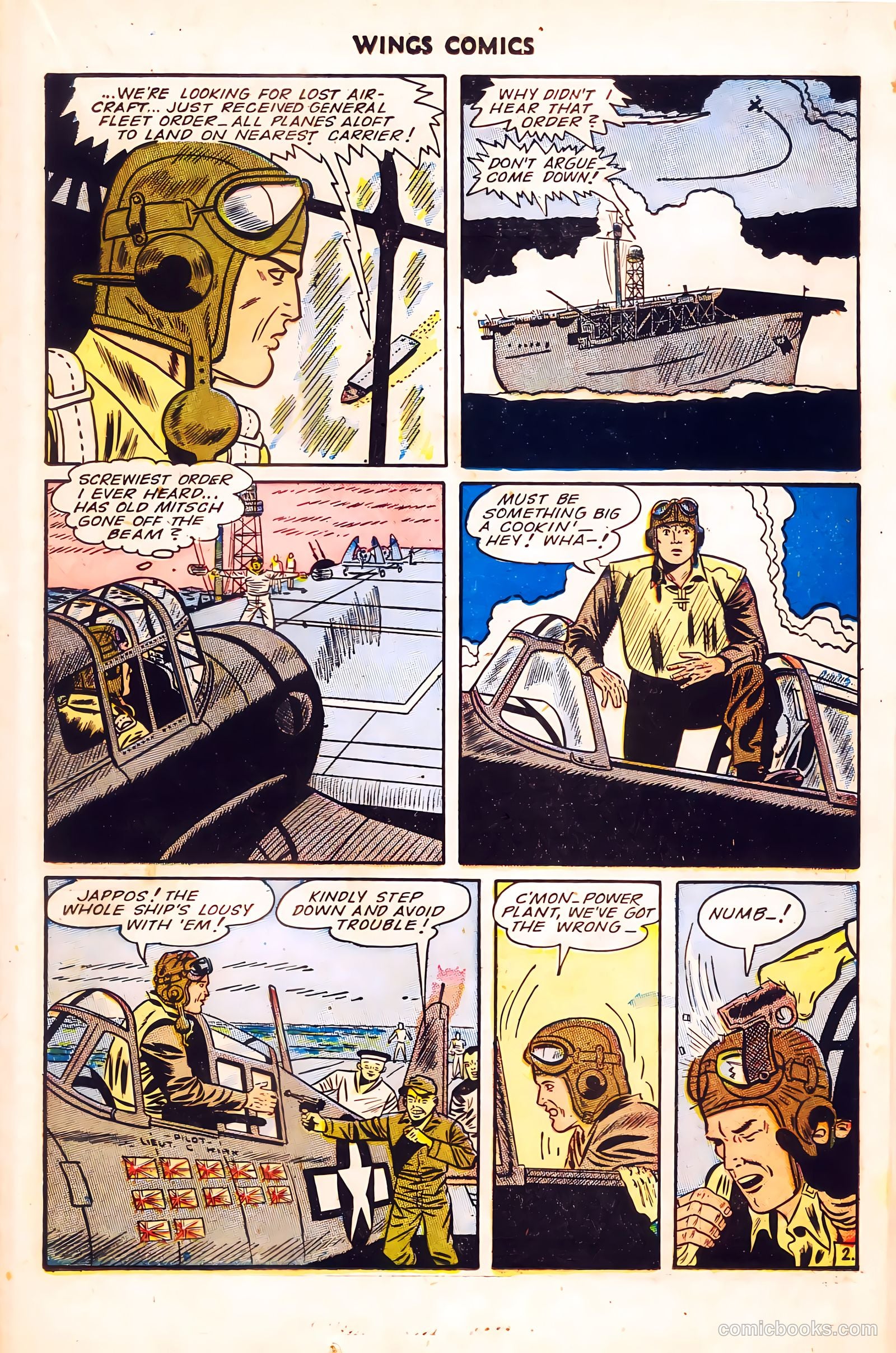 Wings Comics #56 (1945) — page 31 of 54