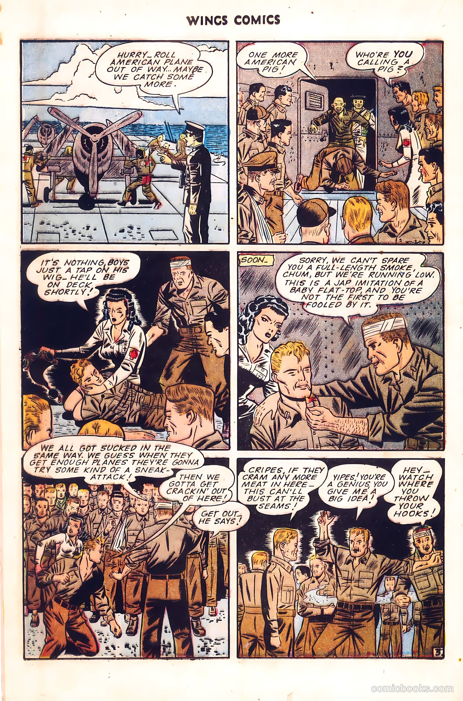 Wings Comics #56 (1945) — page 32 of 54
