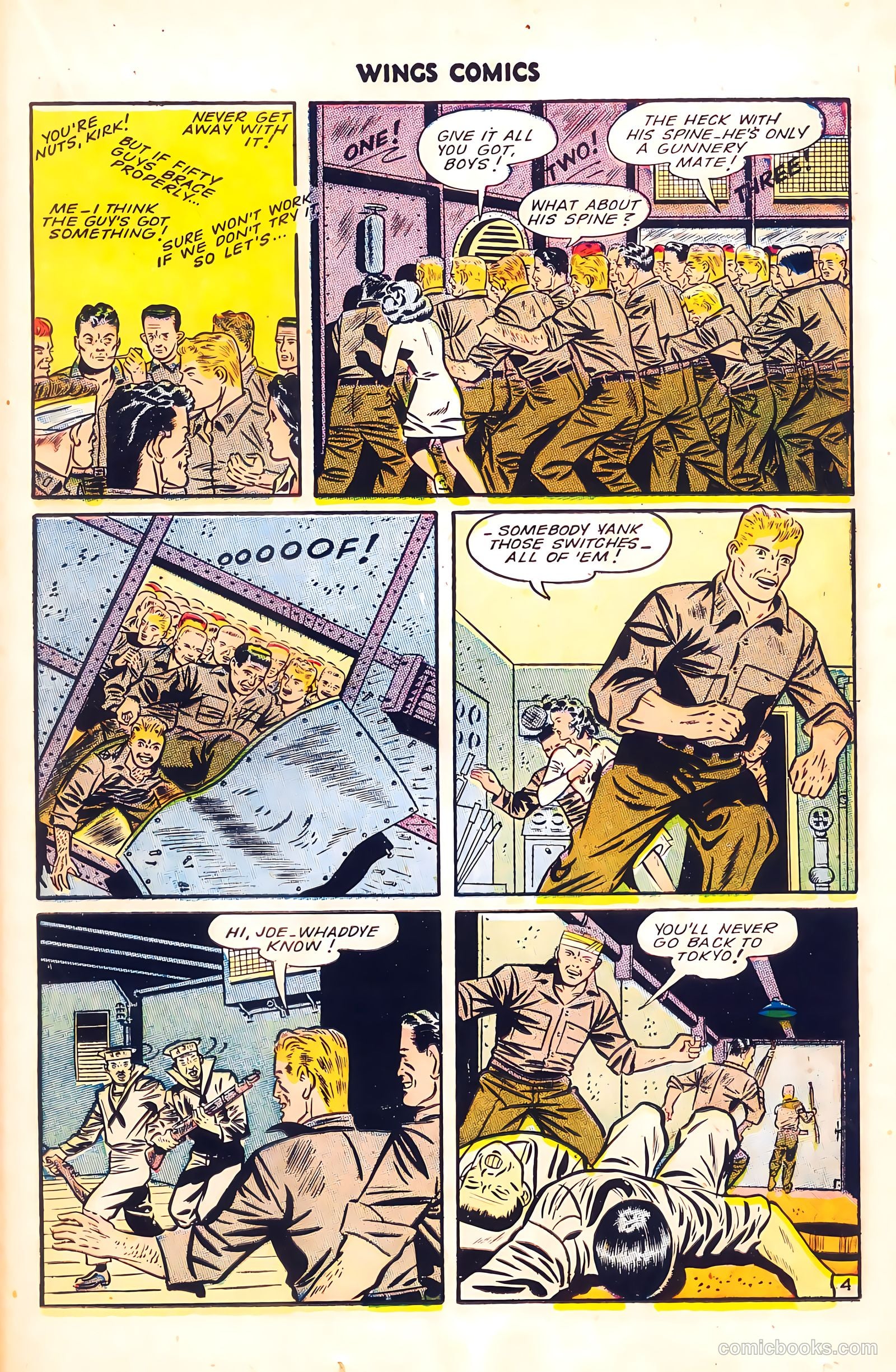 Wings Comics #56 (1945) — page 33 of 54