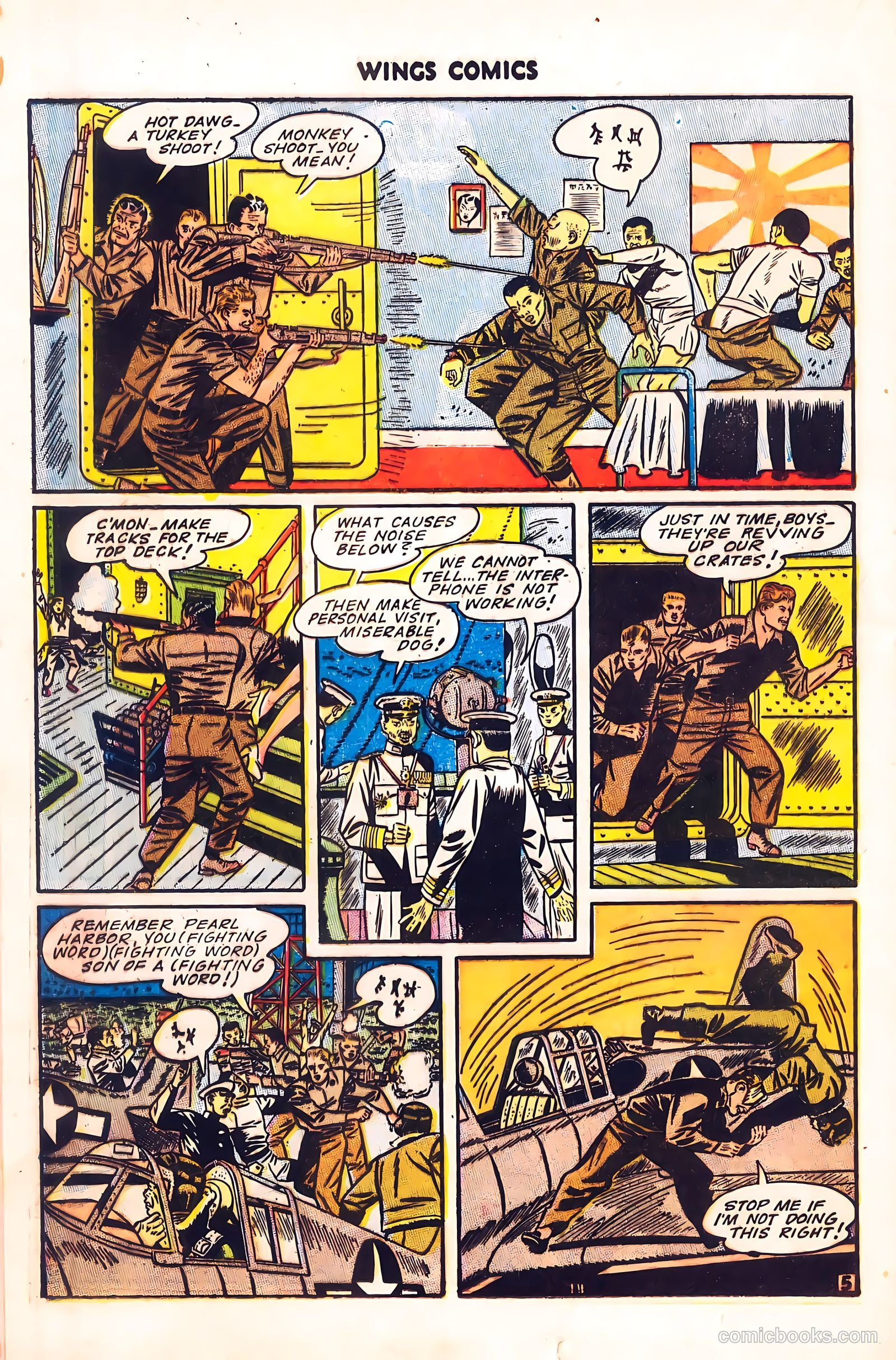 Wings Comics #56 (1945) — page 34 of 54