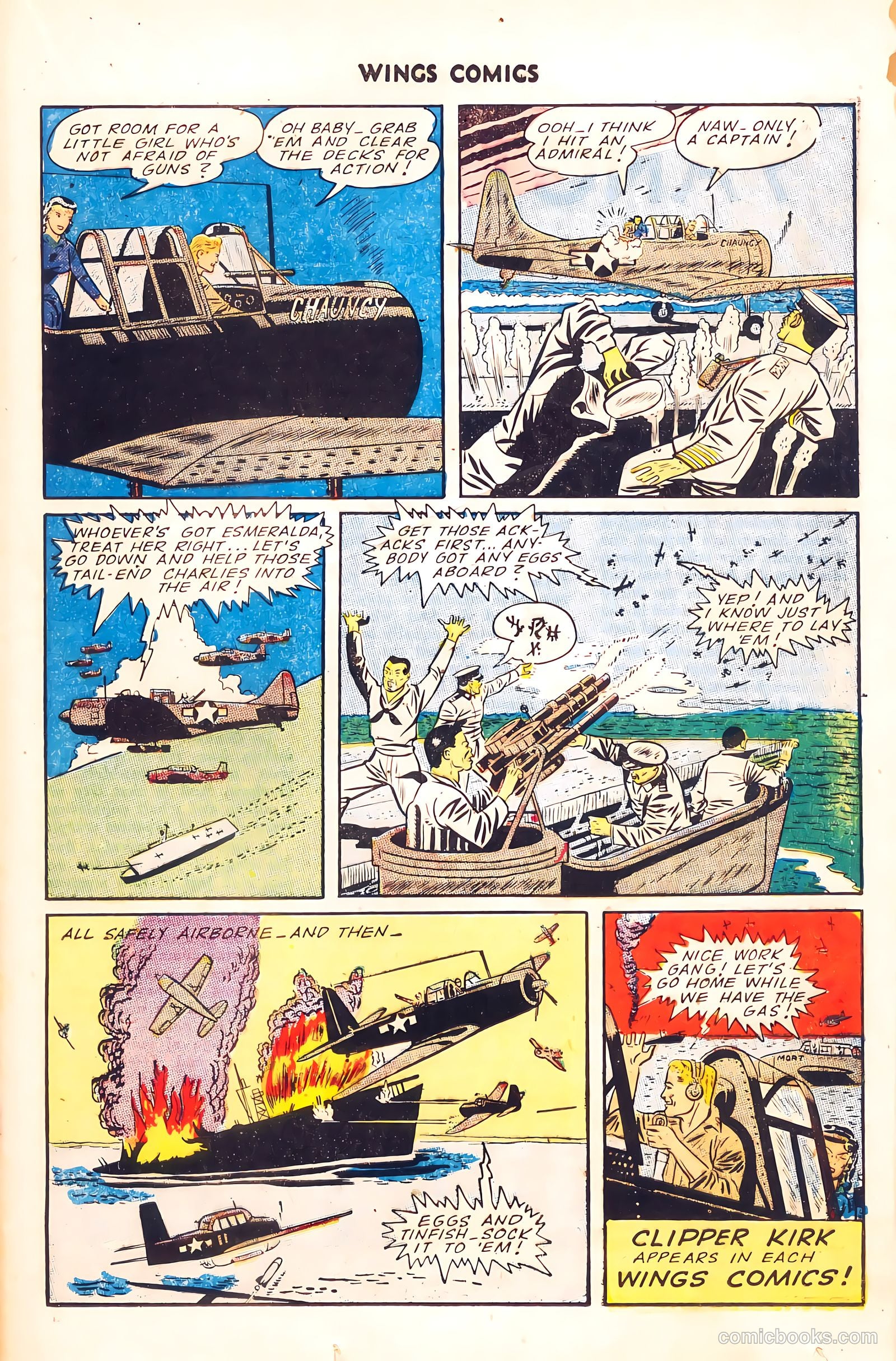Wings Comics #56 (1945) — page 35 of 54