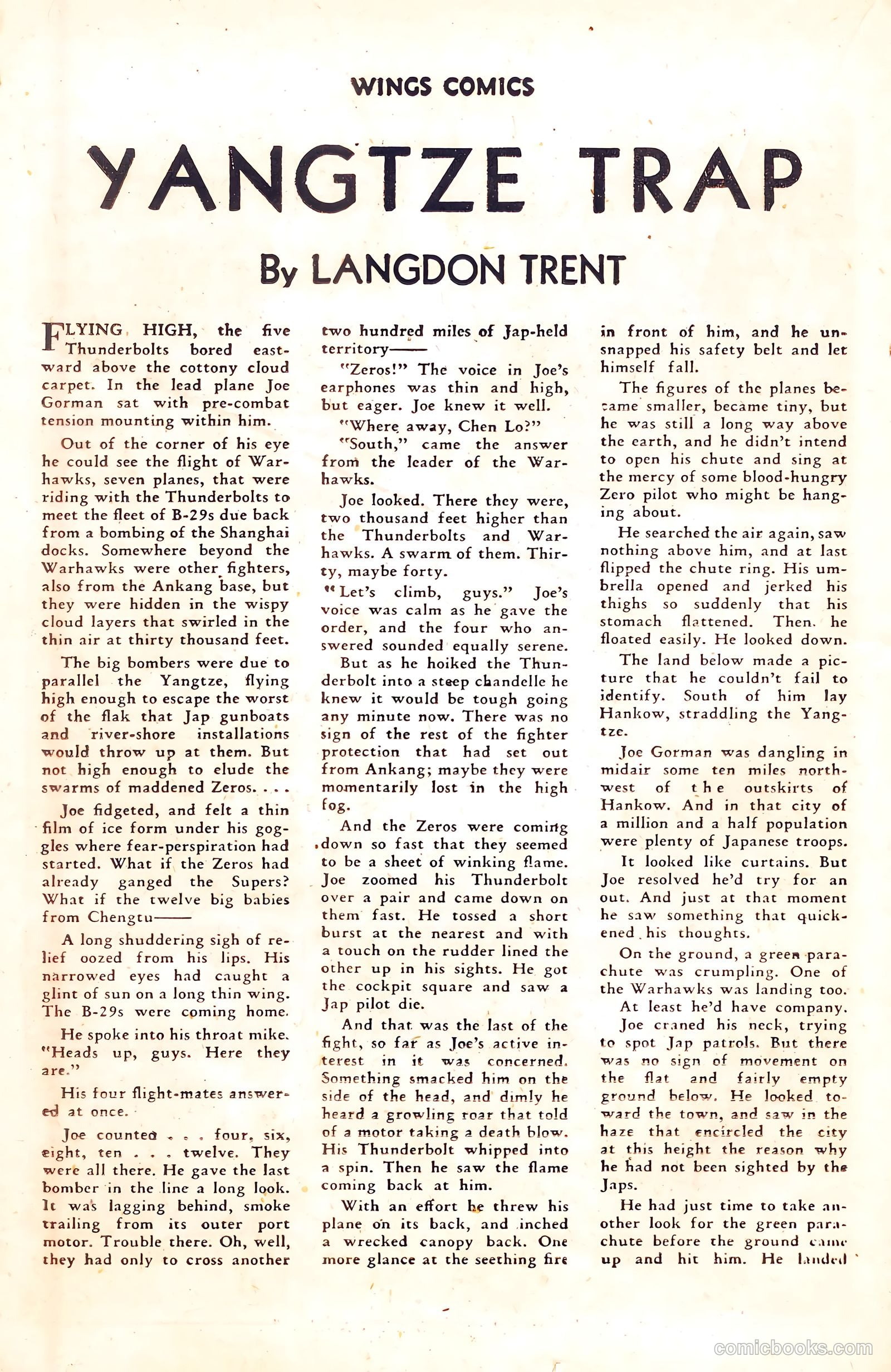 Wings Comics #56 (1945) — page 36 of 54
