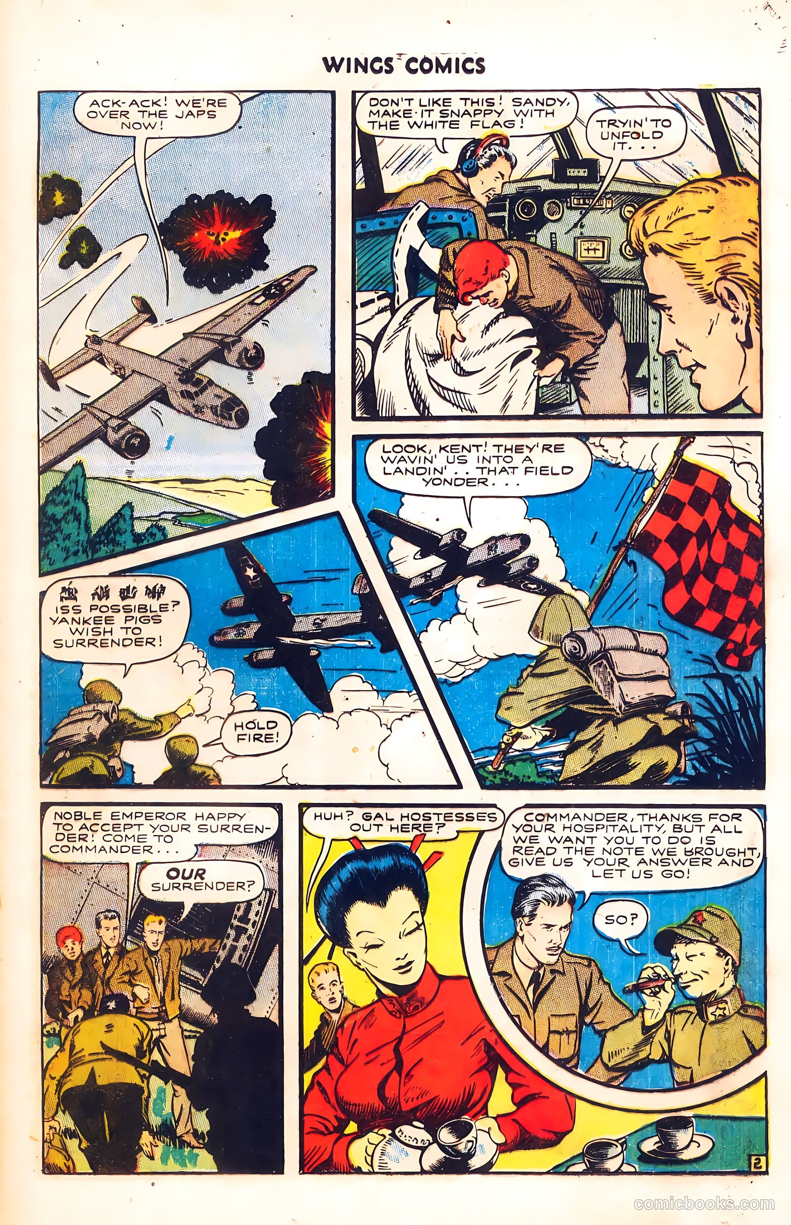 Wings Comics #56 (1945) — page 39 of 54