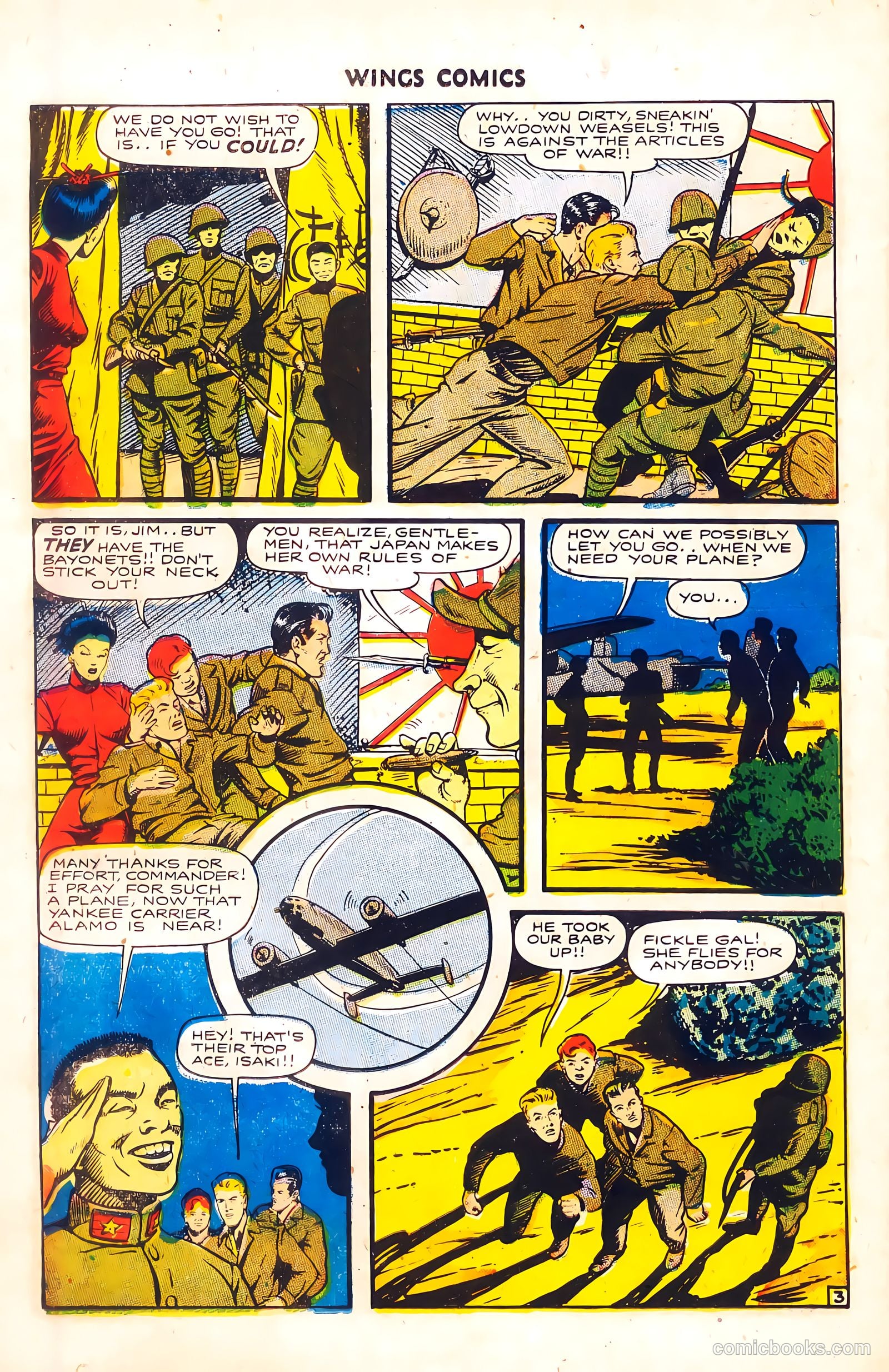 Wings Comics #56 (1945) — page 40 of 54