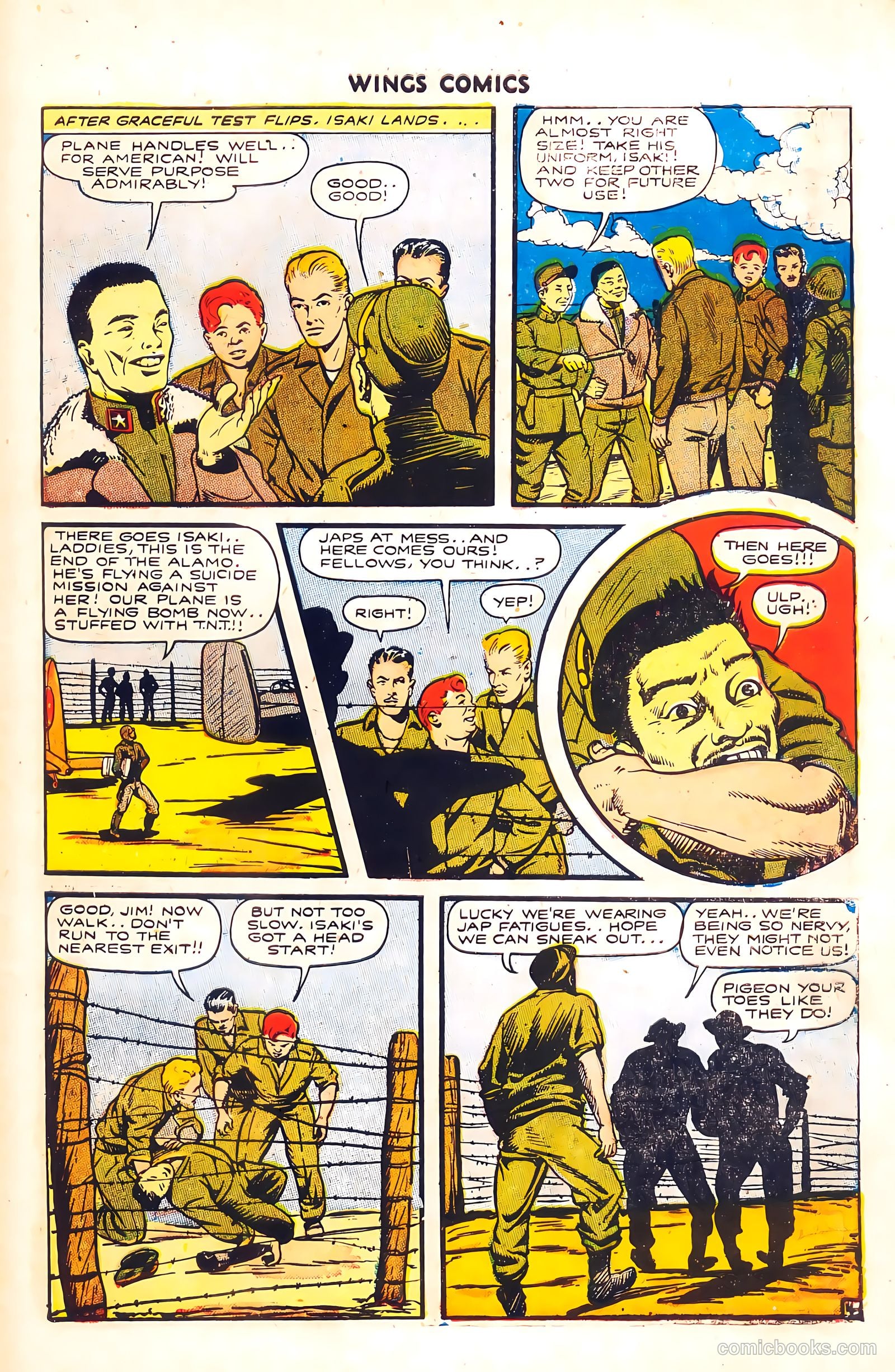 Wings Comics #56 (1945) — page 41 of 54