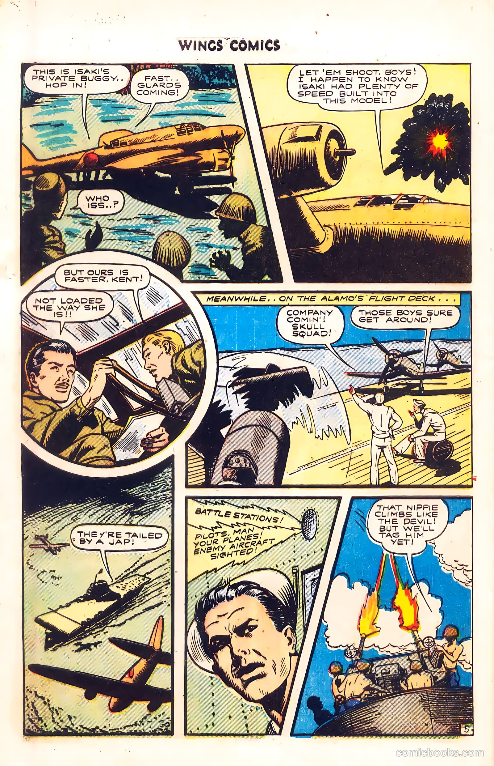 Wings Comics #56 (1945) — page 42 of 54