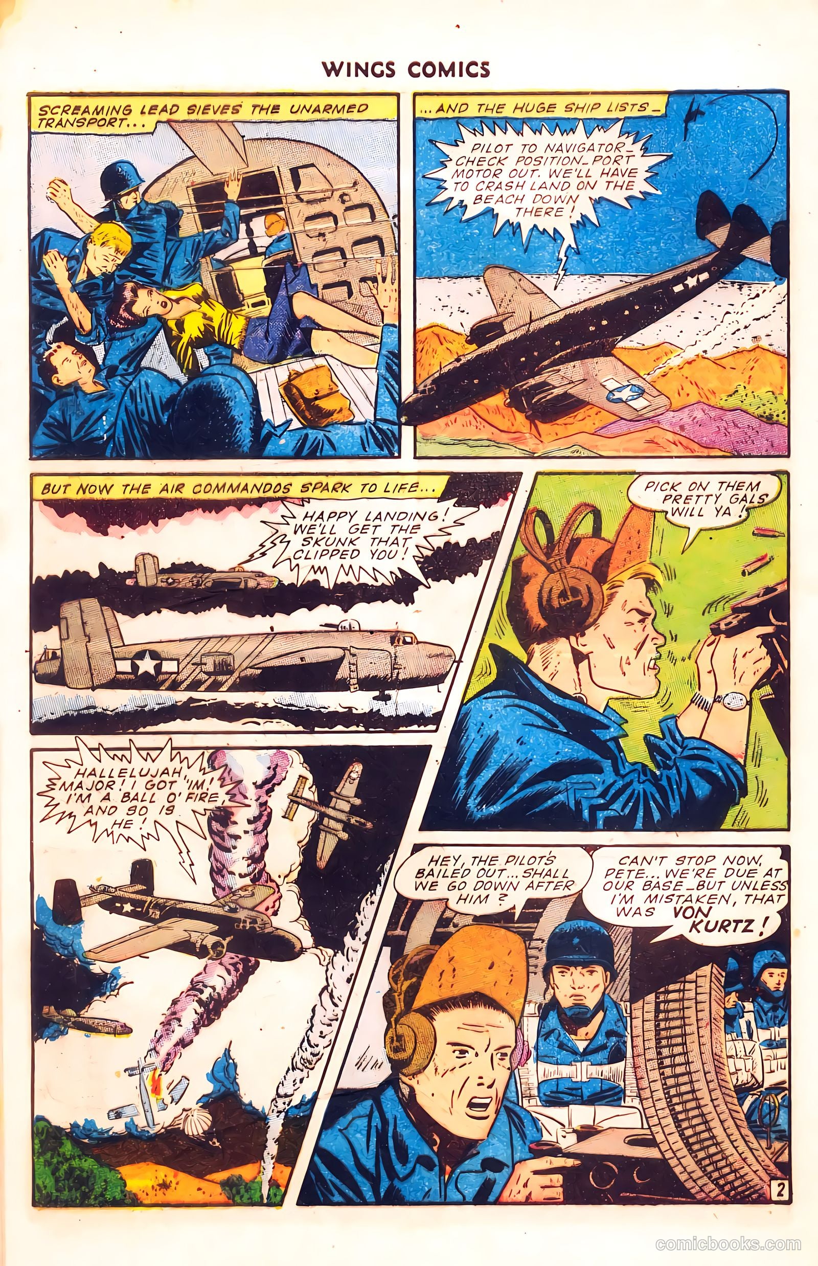 Wings Comics #56 (1945) — page 46 of 54